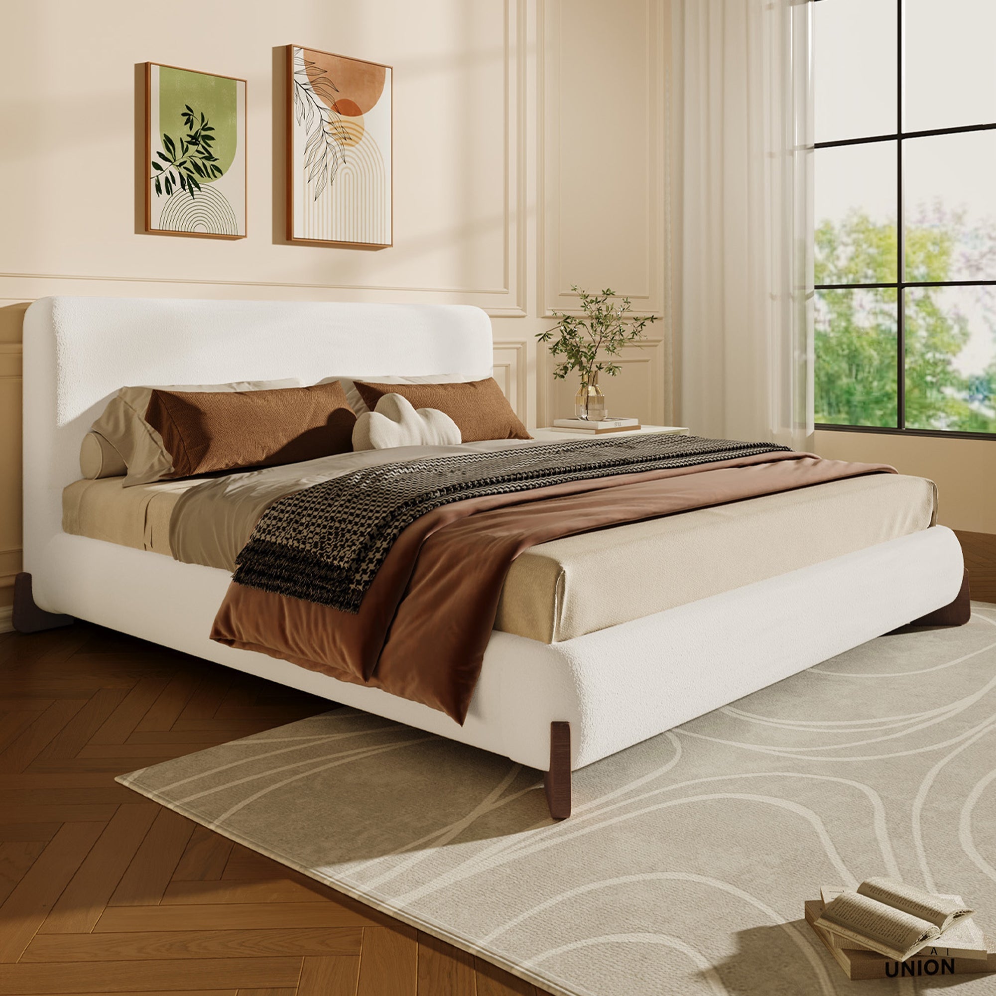 Elegant Terry Upholstered Bed