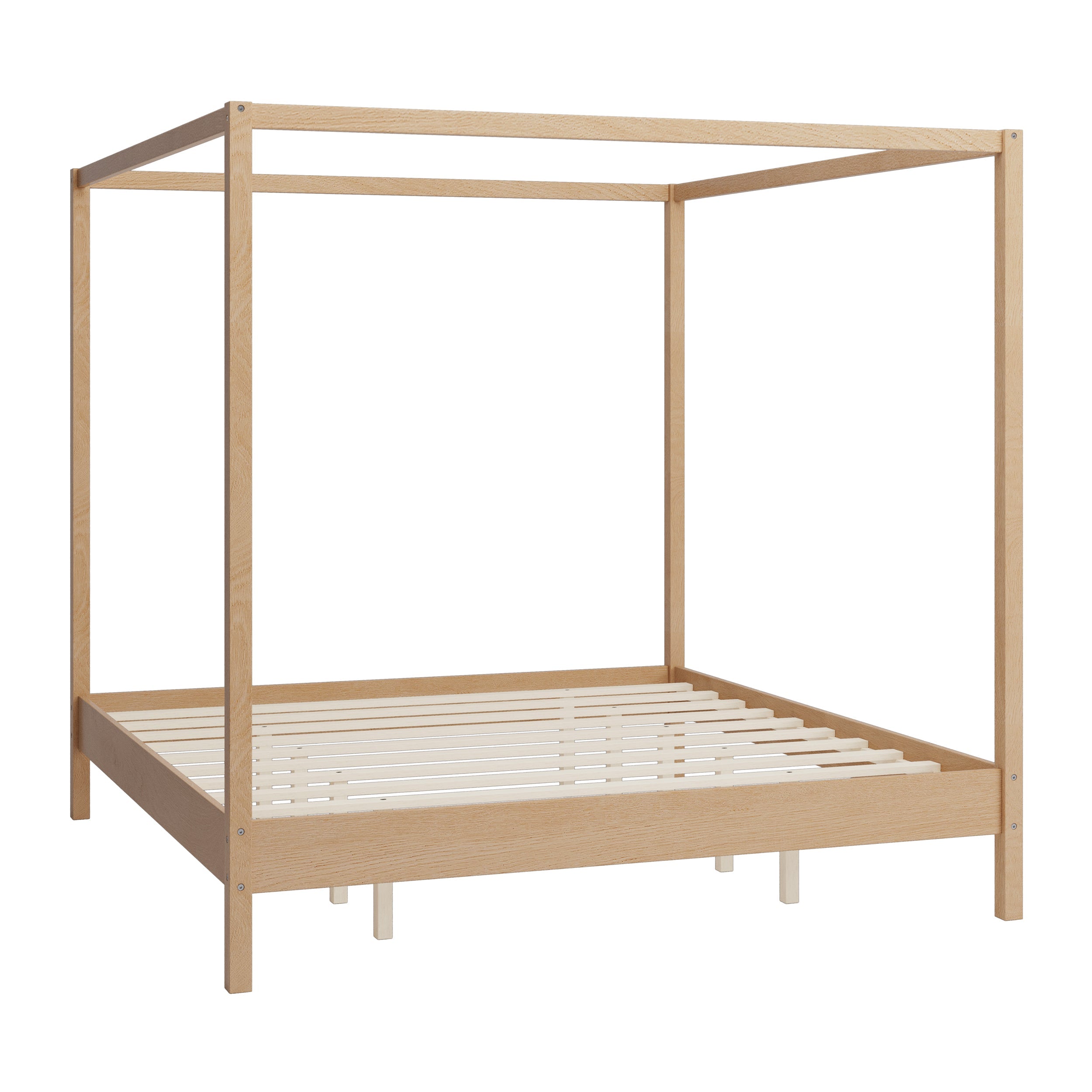 Solid Wood Canopy Bed