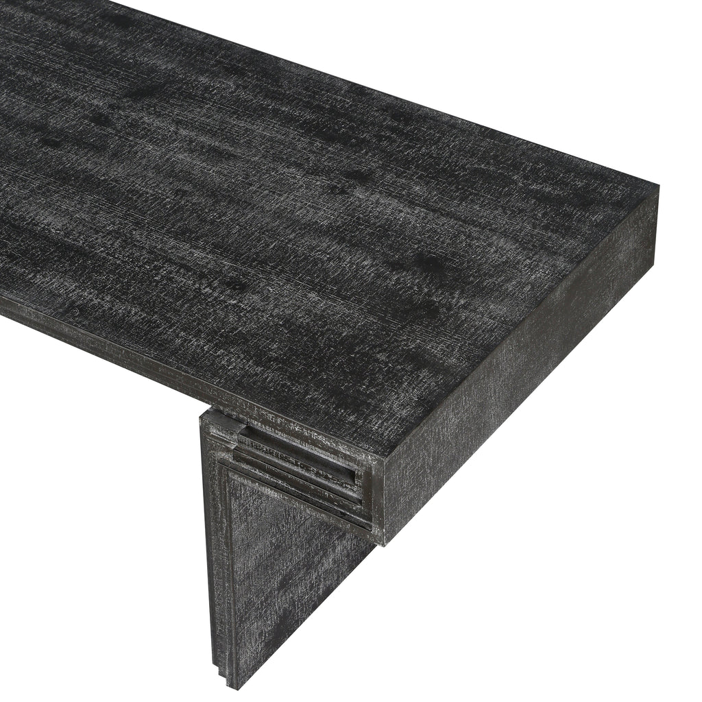 Modern Farmhouse Reclaimed Wood Texture Coffee Table
