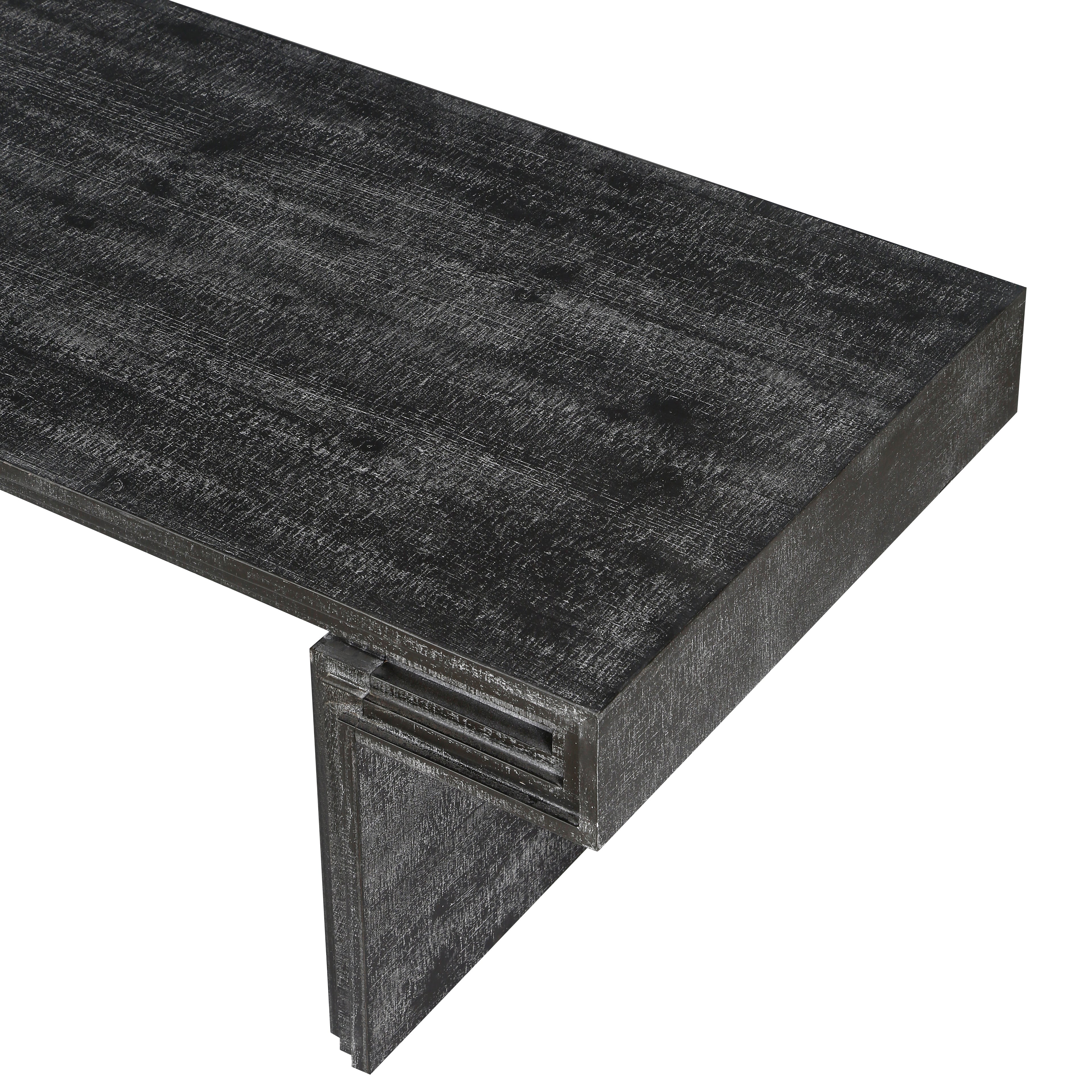 Modern Farmhouse Reclaimed Wood Texture Coffee Table