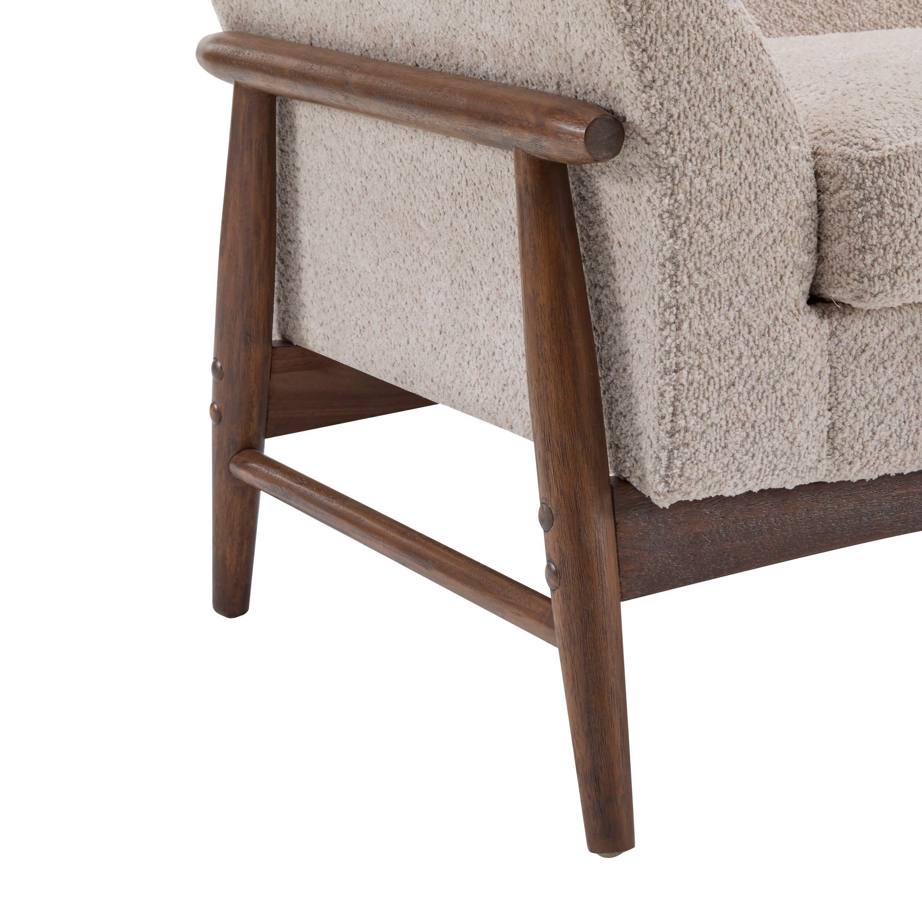 Haverhill Boucle Flared Arms Loveseat