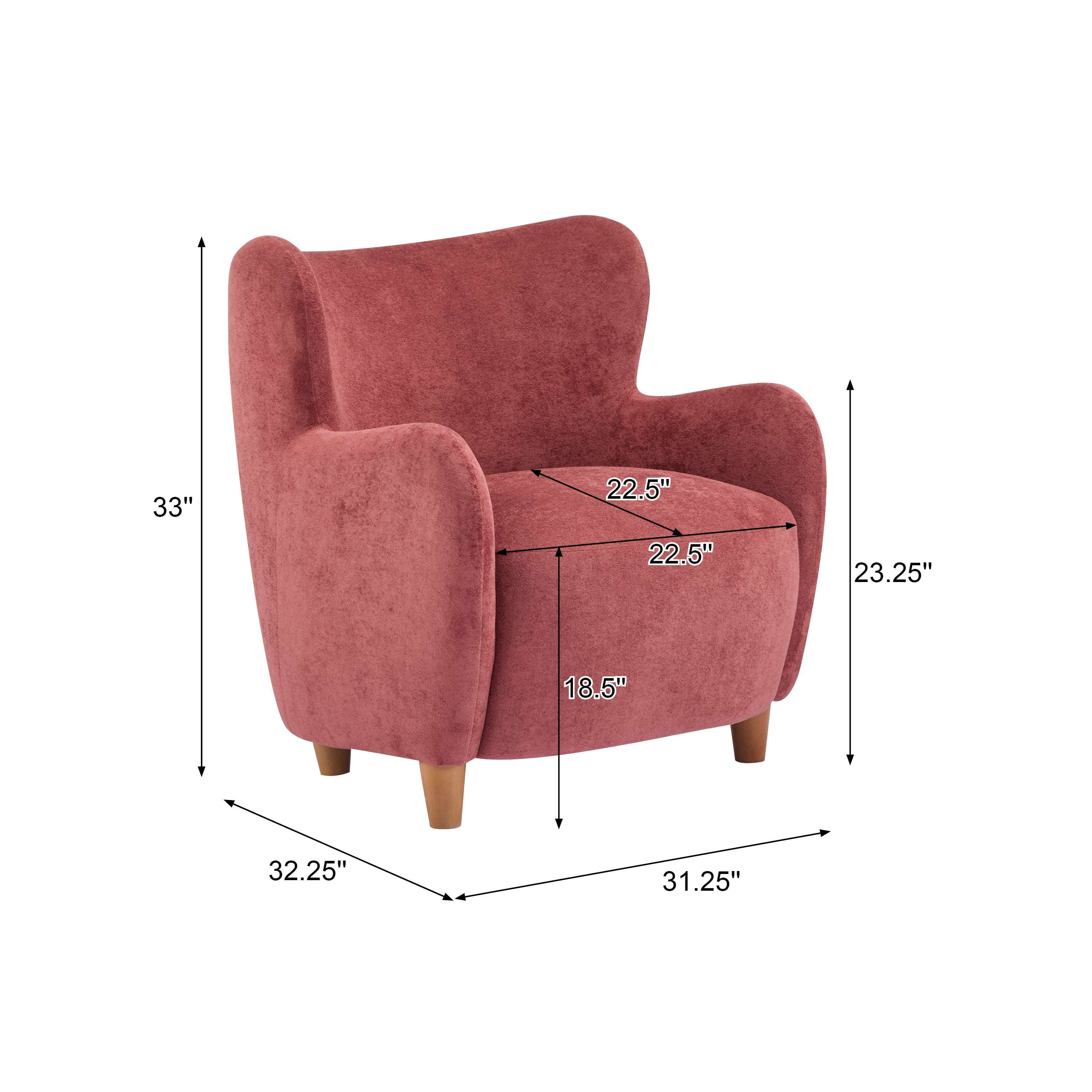 Lucia Wingback Armchair