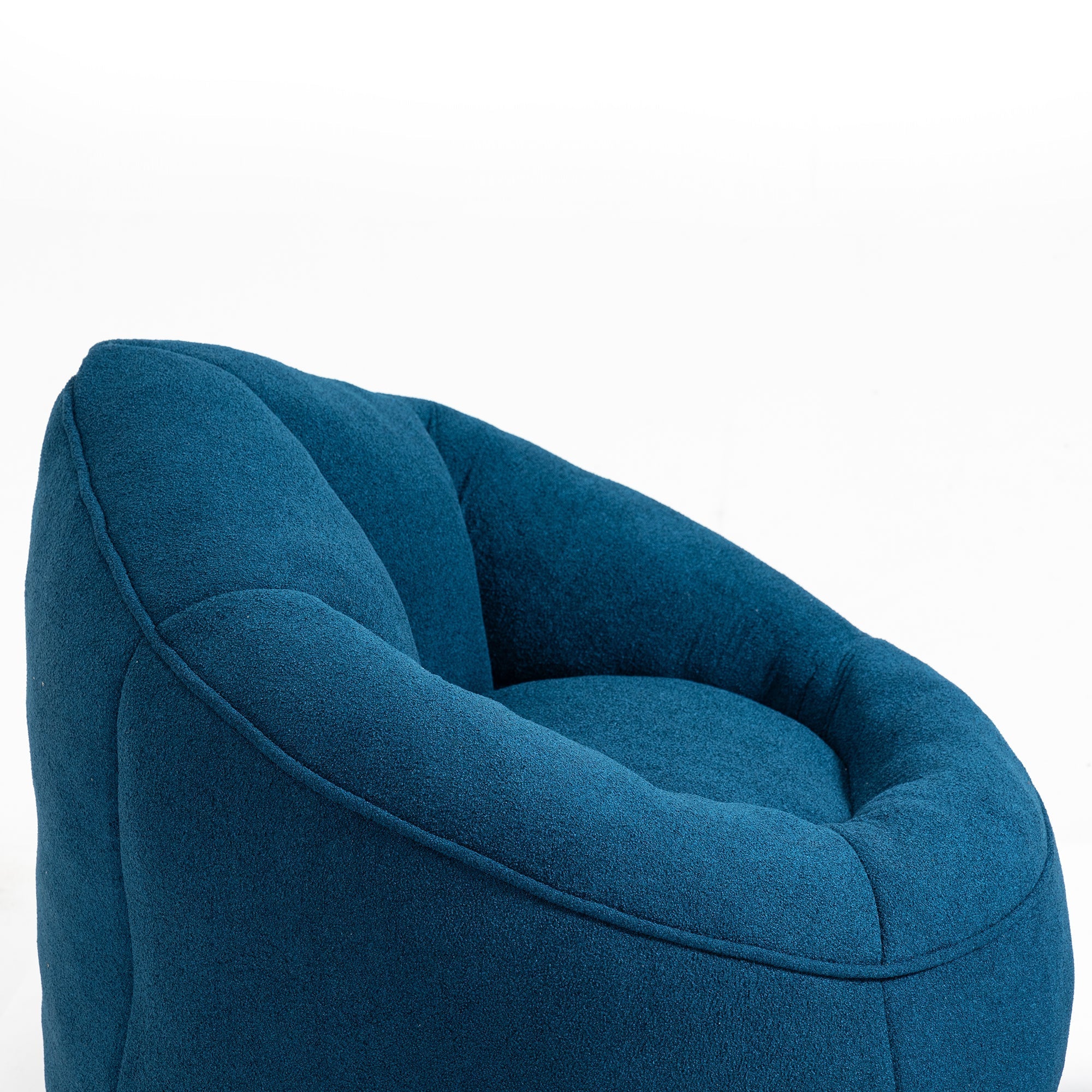 Bean Bag Sofa Chair with High-Pressure Foam and Footrest