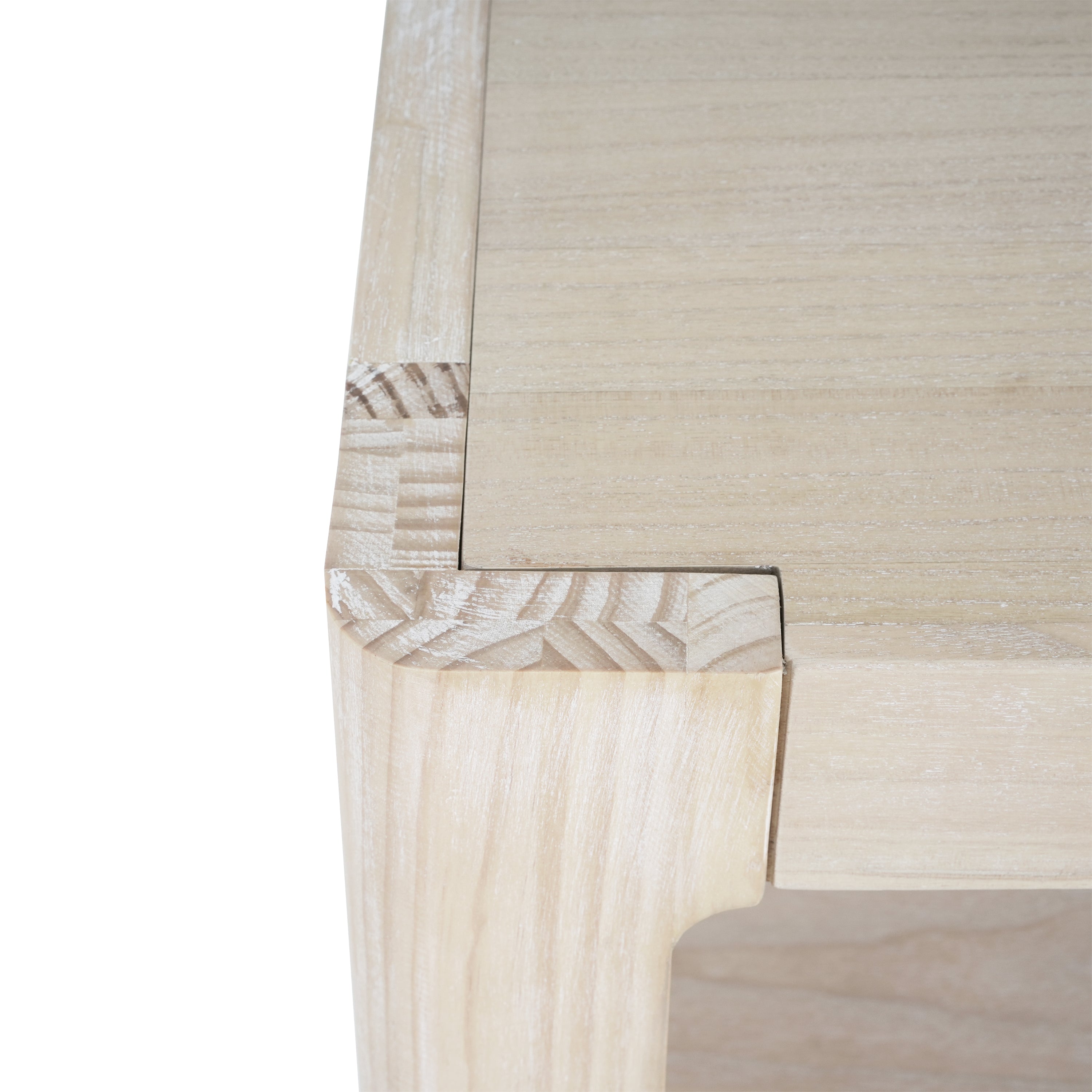 Modern Farmhouse Minimalist Rounded Console Table