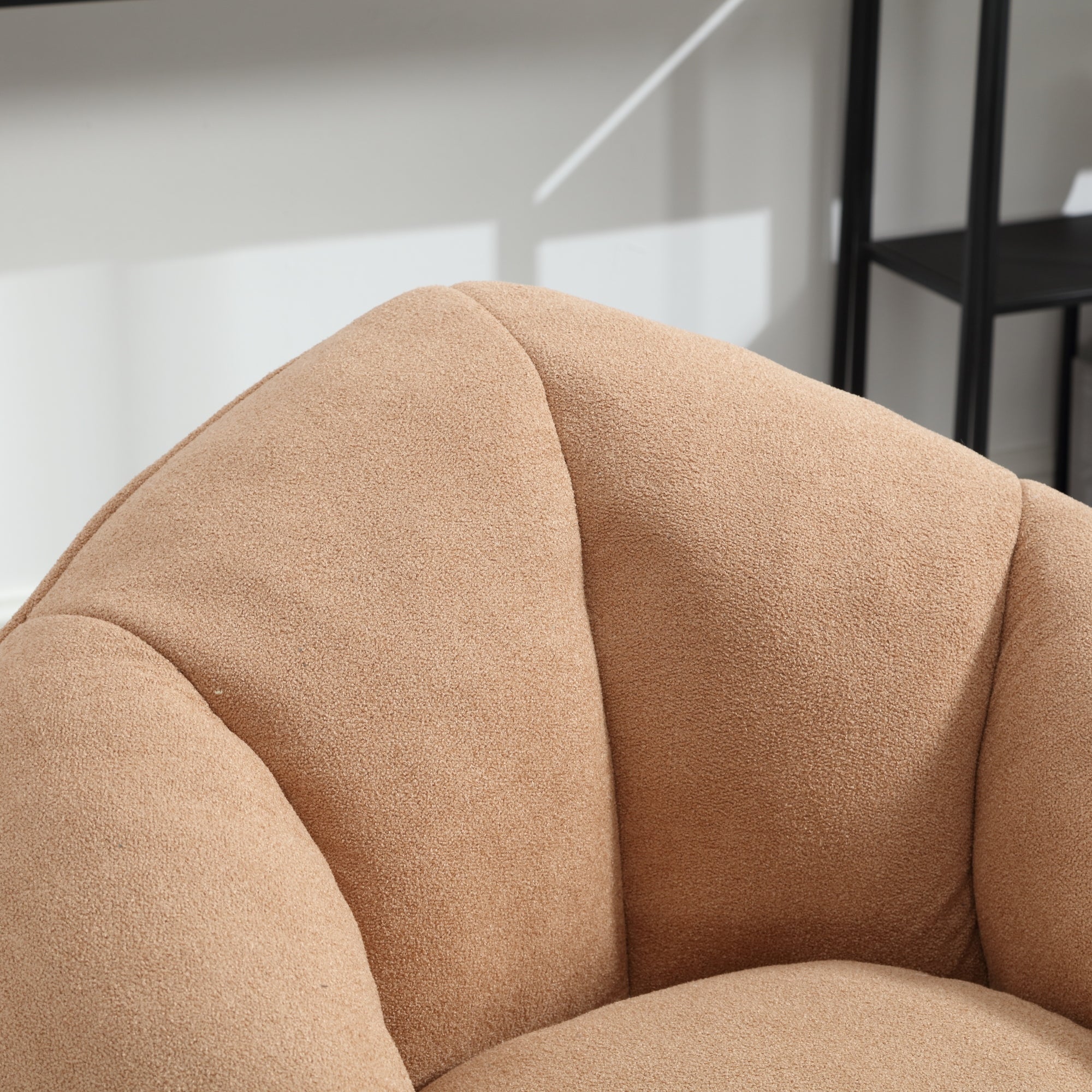 Bean Bag Sofa Chair with High-Pressure Foam and Footrest