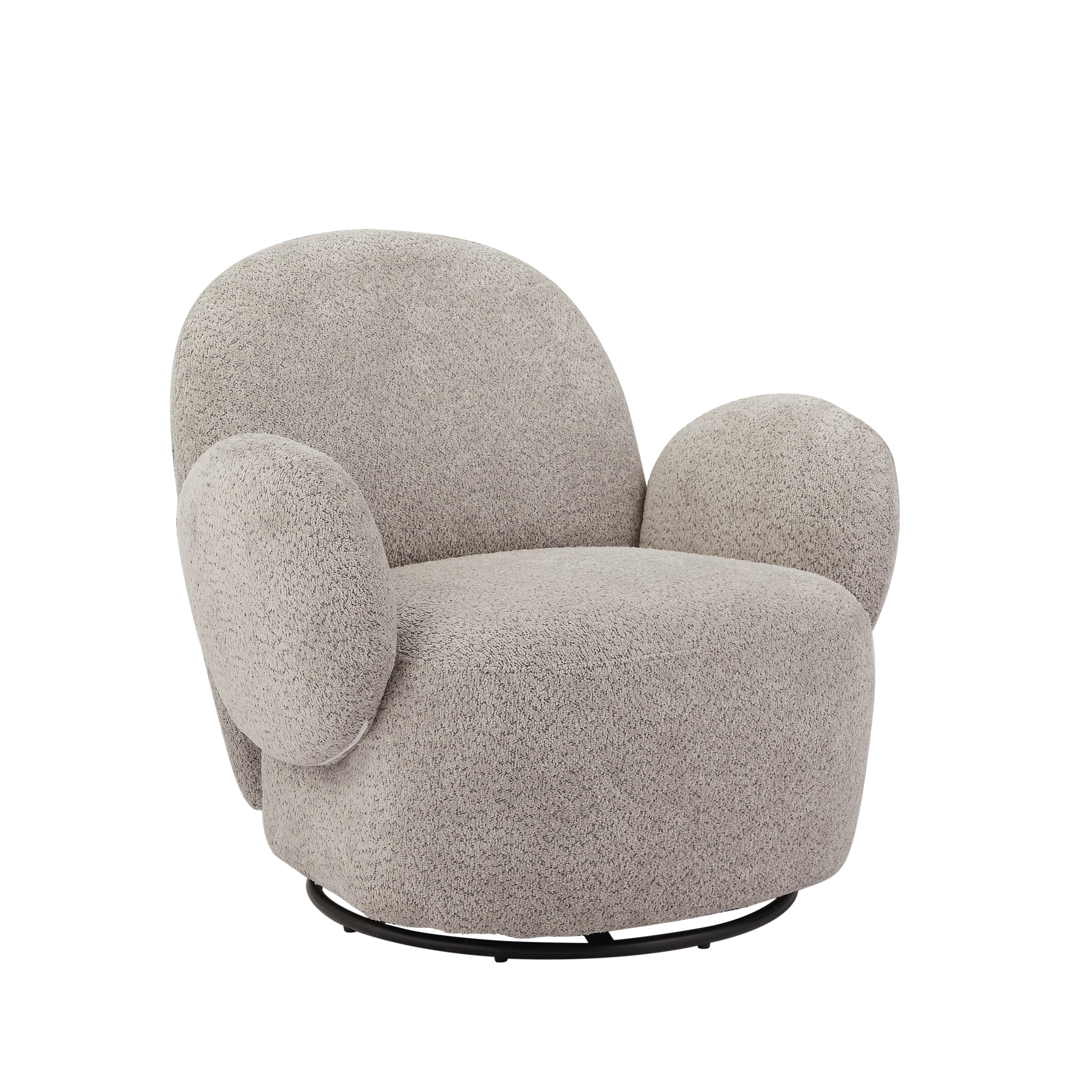 Modern Swivel Upholstered Accent Chair