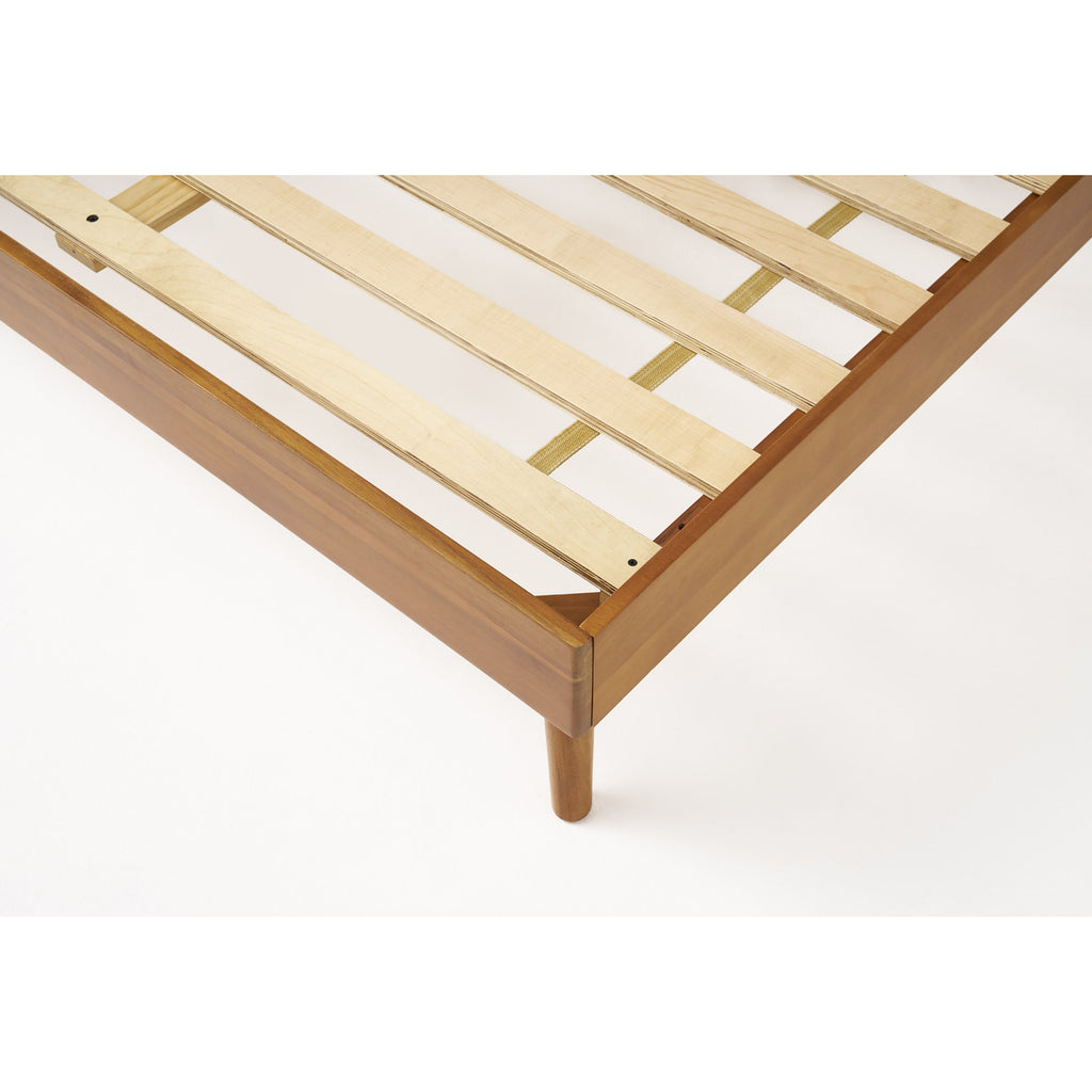 Oki Oki Mid-Century Modern Wooden Bed