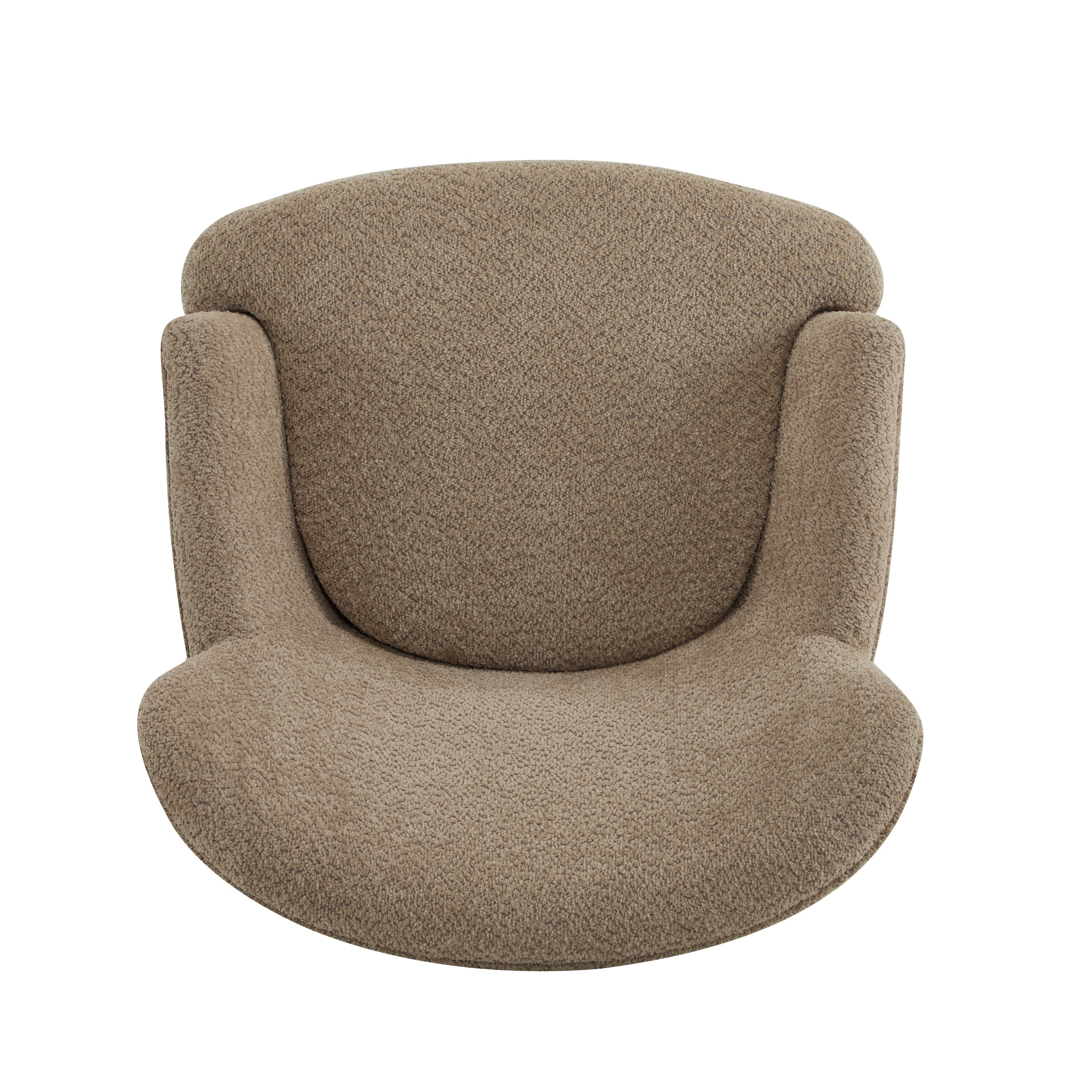 Gerald Boucle Upholstered Club Chair and Ottoman Set