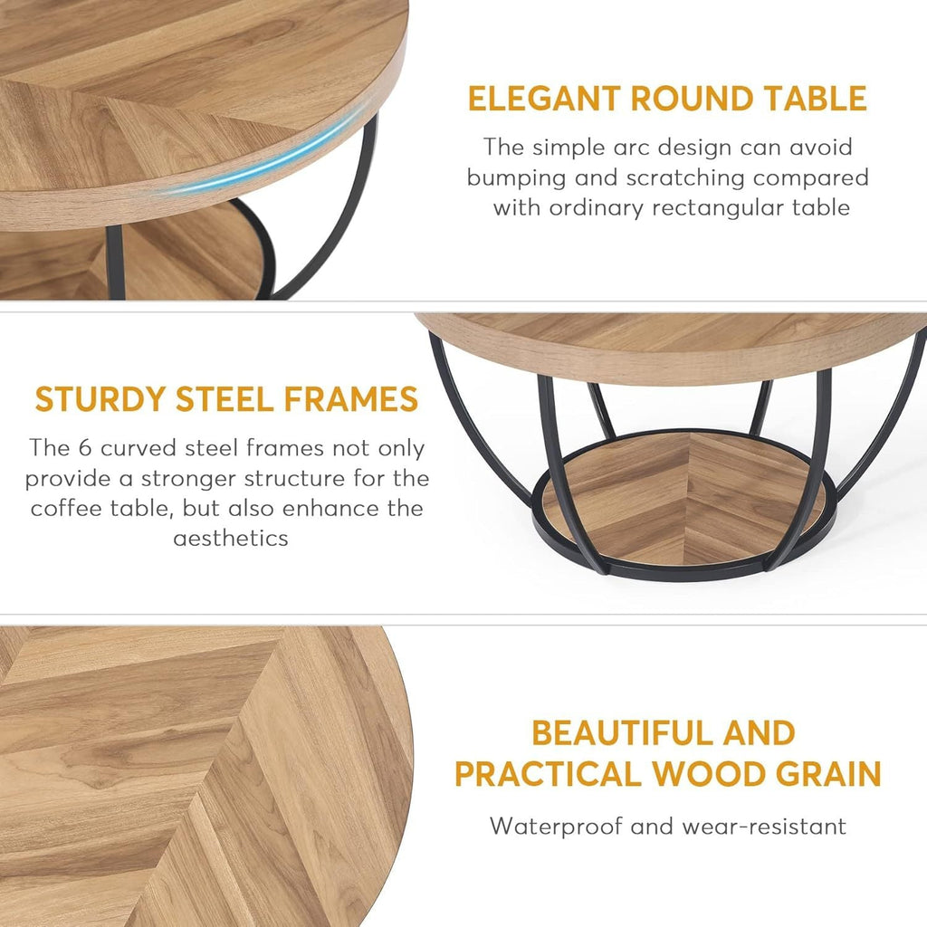 Pendleton Round Coffee Table
