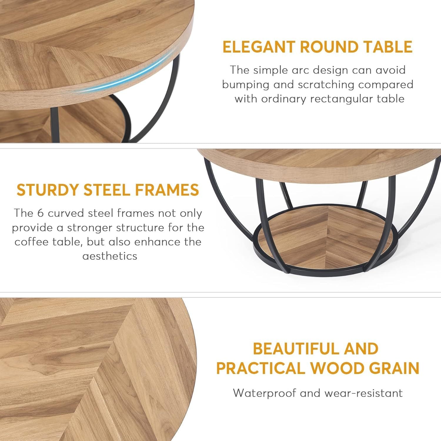 Pendleton Round Coffee Table