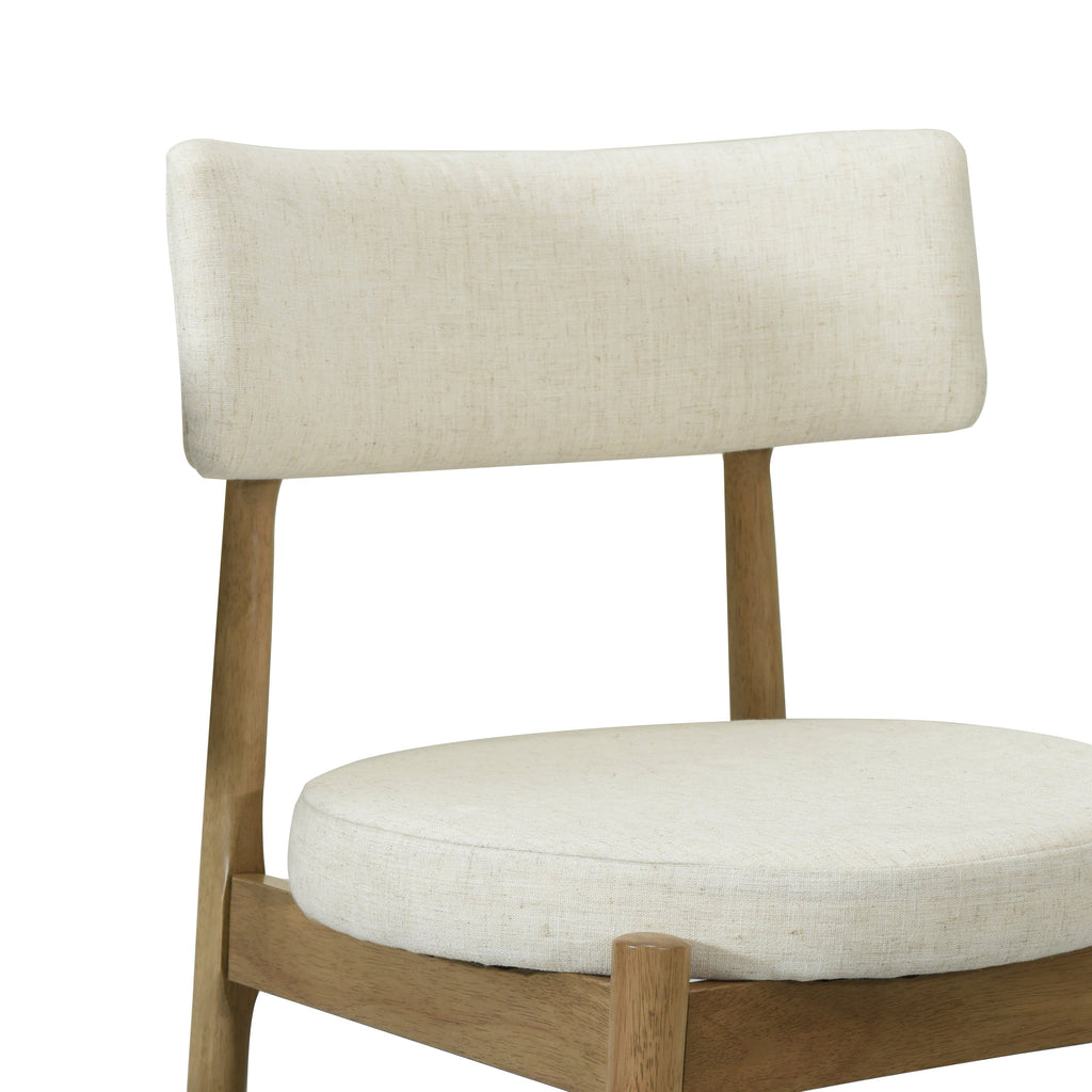 Harveston Mid Century Modern Boucle Upholstered Dining Chairs, Set of 2