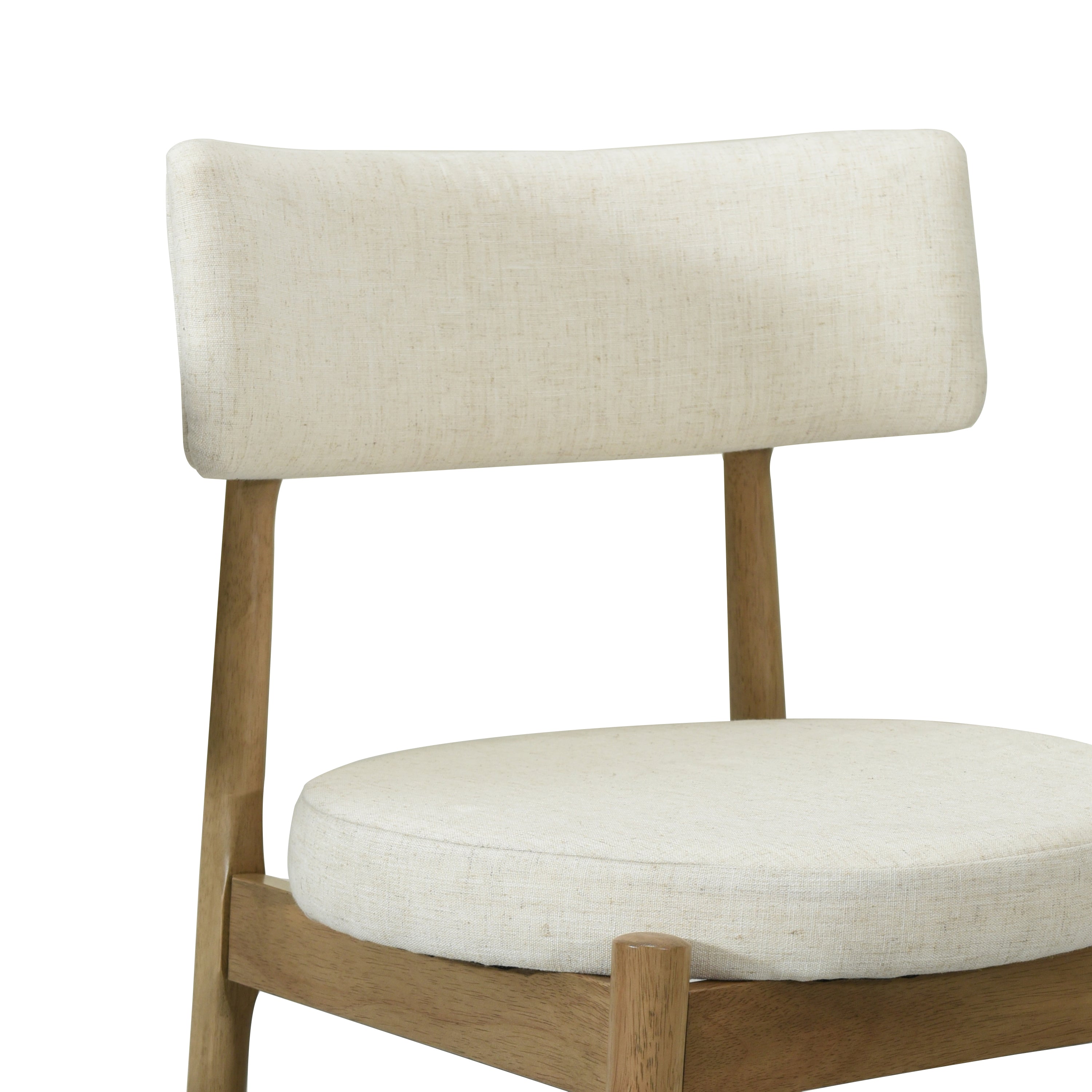Harveston Mid Century Modern Boucle Upholstered Dining Chairs, Set of 2