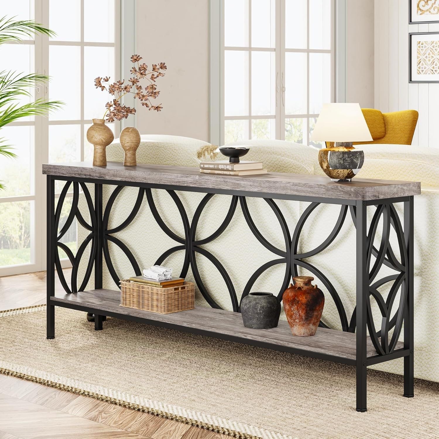 Stonebridge Industrial Console Table