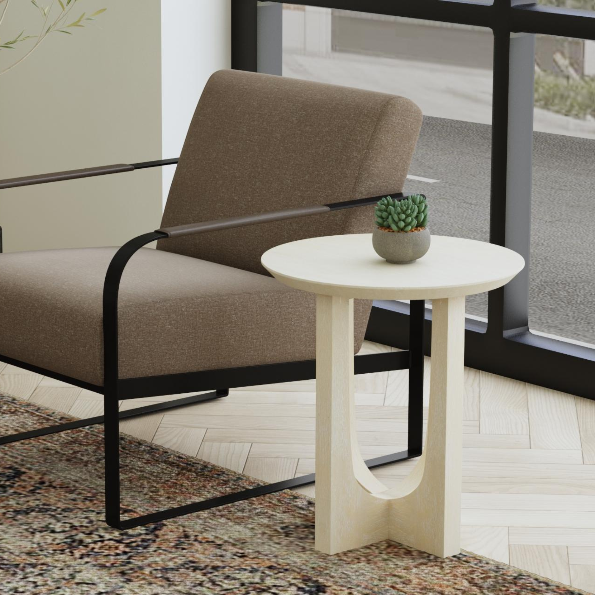 Reverse Arch Side Table
