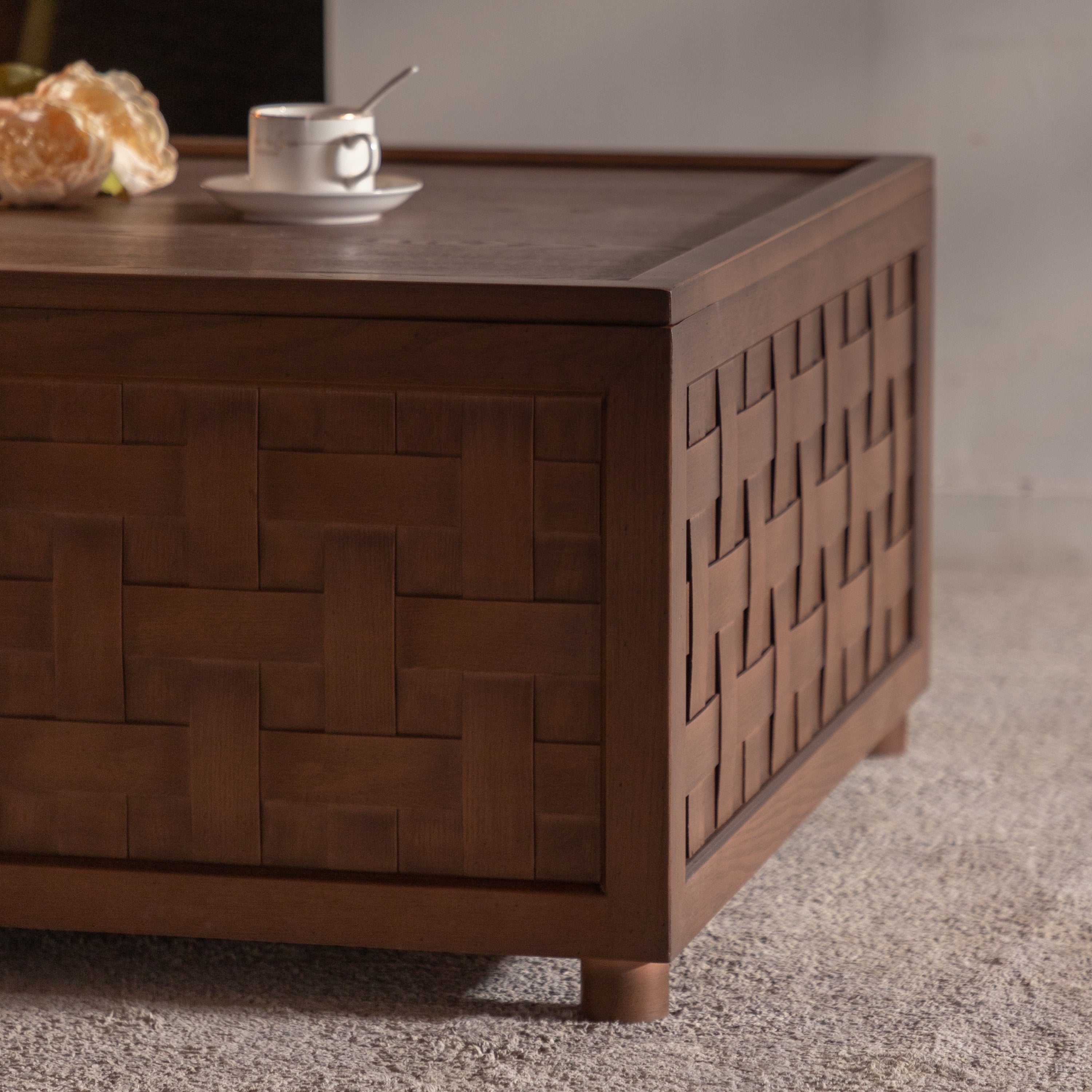 Ashwick Farmhouse Coffee Table with Storage