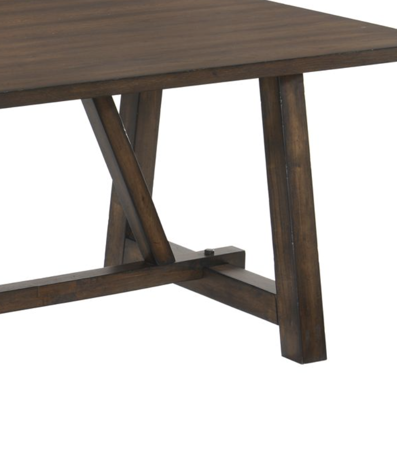Kaelyn Dark Oak Finish Dining Table