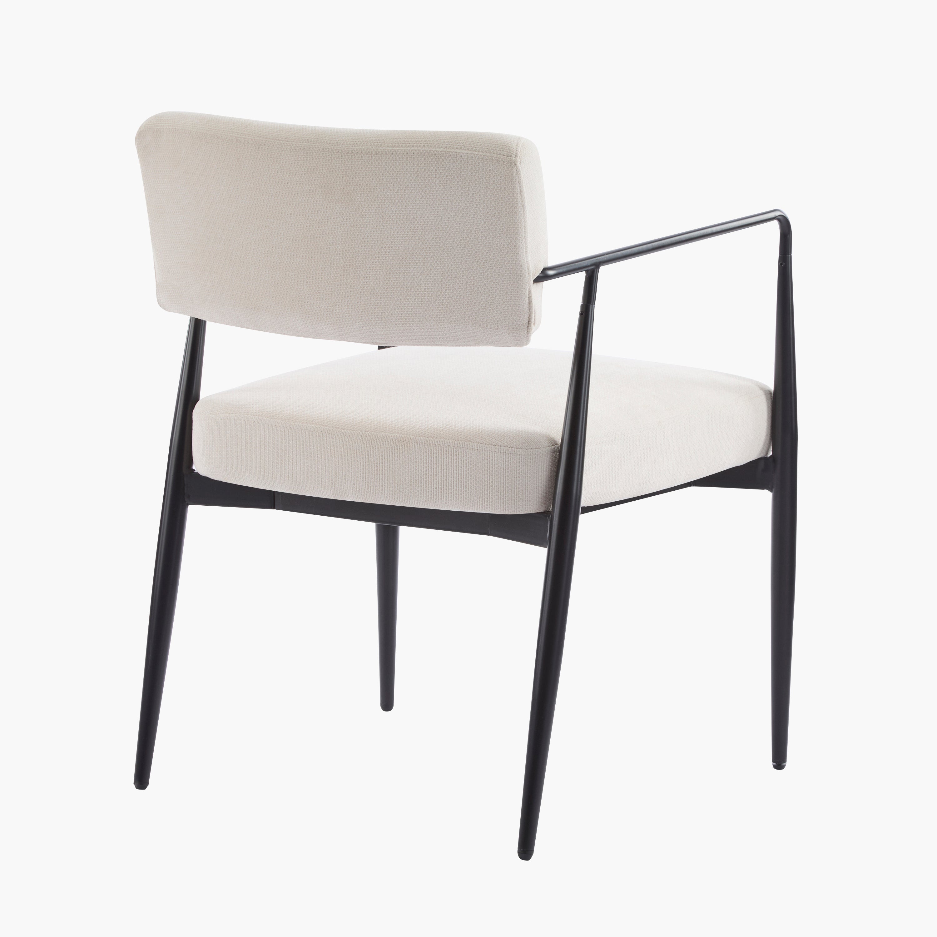 Nora Modern Metal Frame Dining Chair, Set of 2