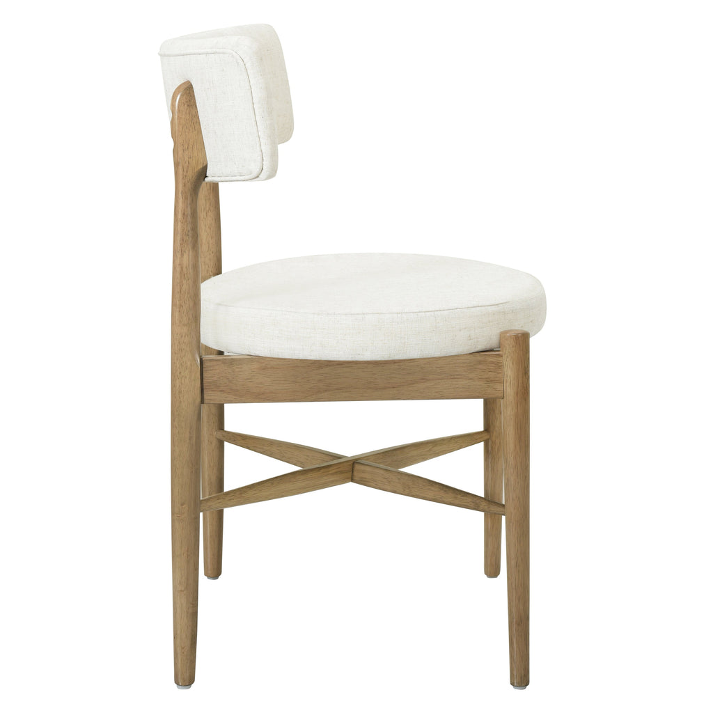 Harveston Mid Century Modern Boucle Upholstered Dining Chairs, Set of 2