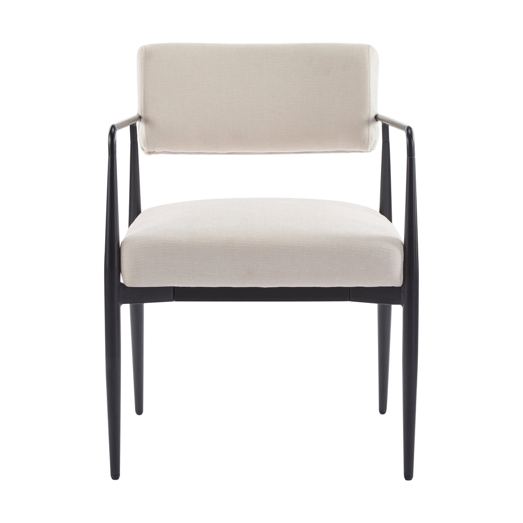 Nora Modern Metal Frame Dining Chair, Set of 2