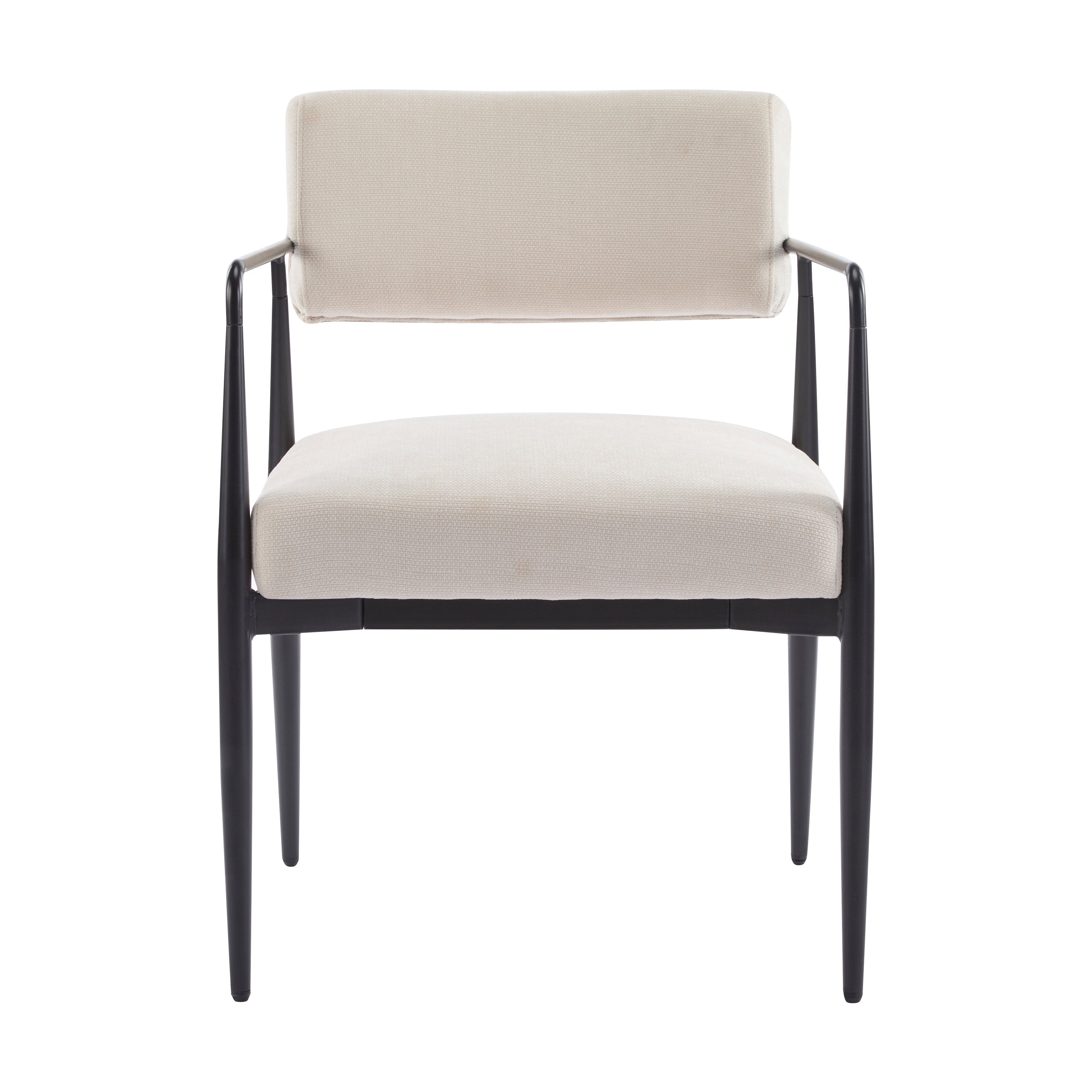 Nora Modern Metal Frame Dining Chair, Set of 2