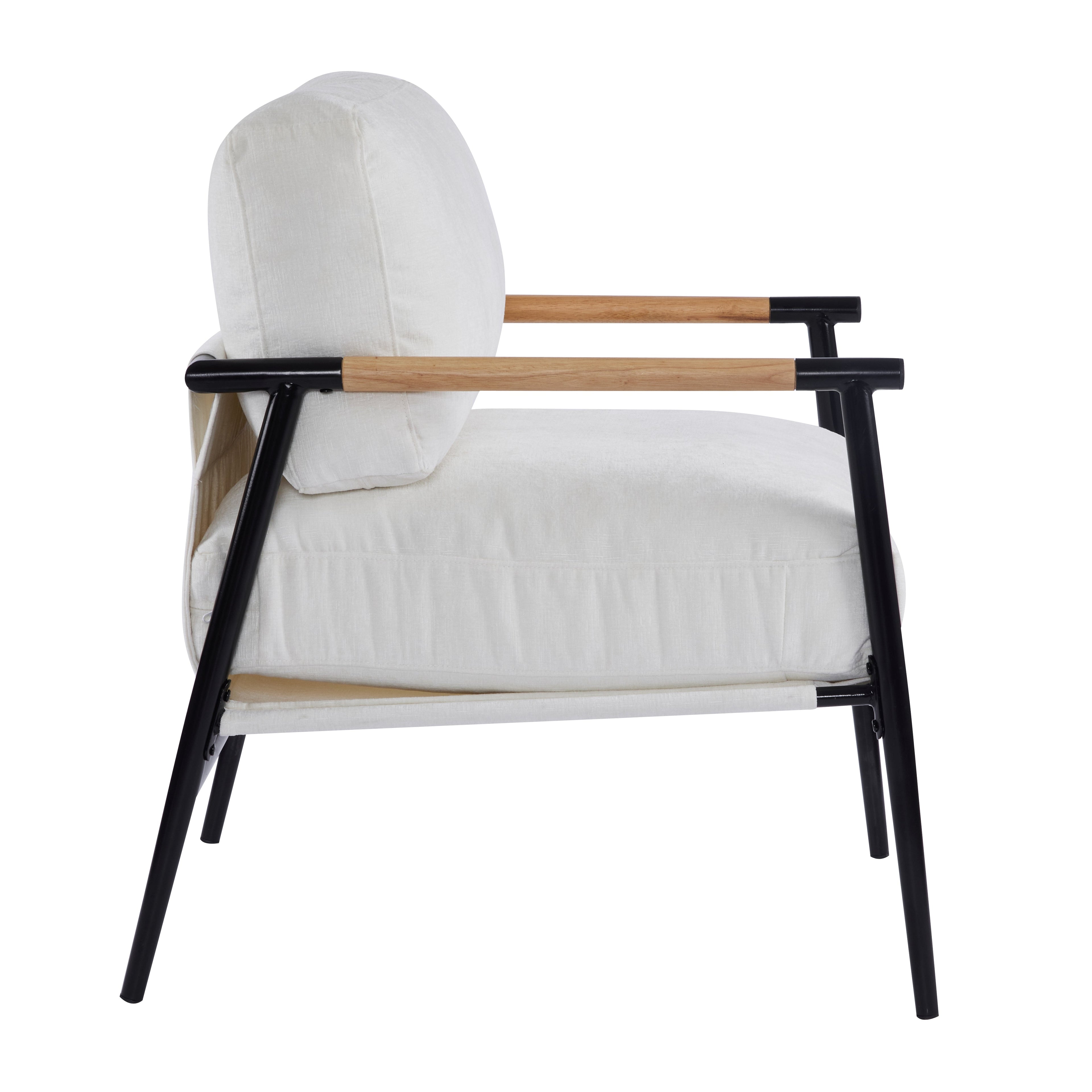 Portwyn Modern Accent Chair with Plush Cushions