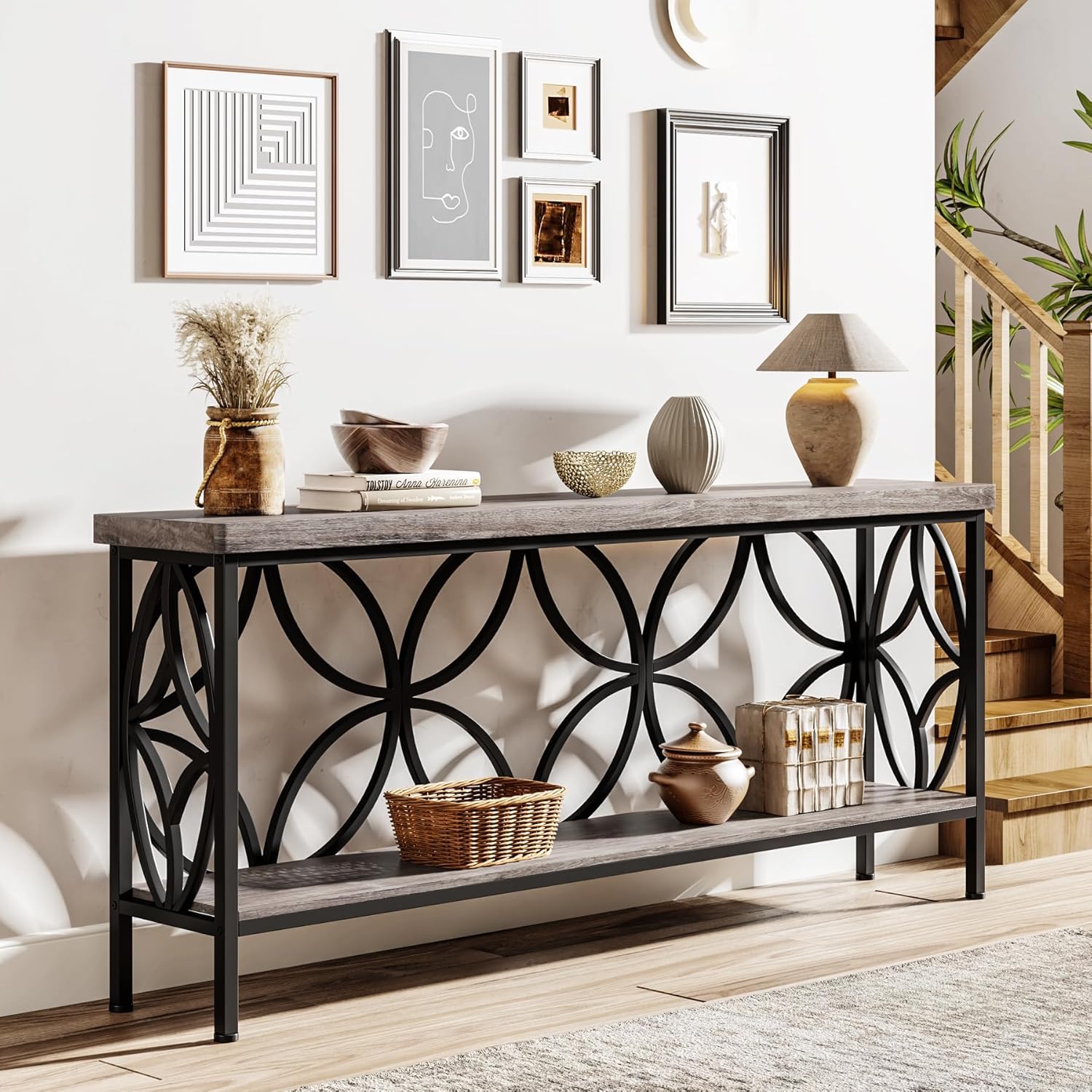 Stonebridge Industrial Console Table