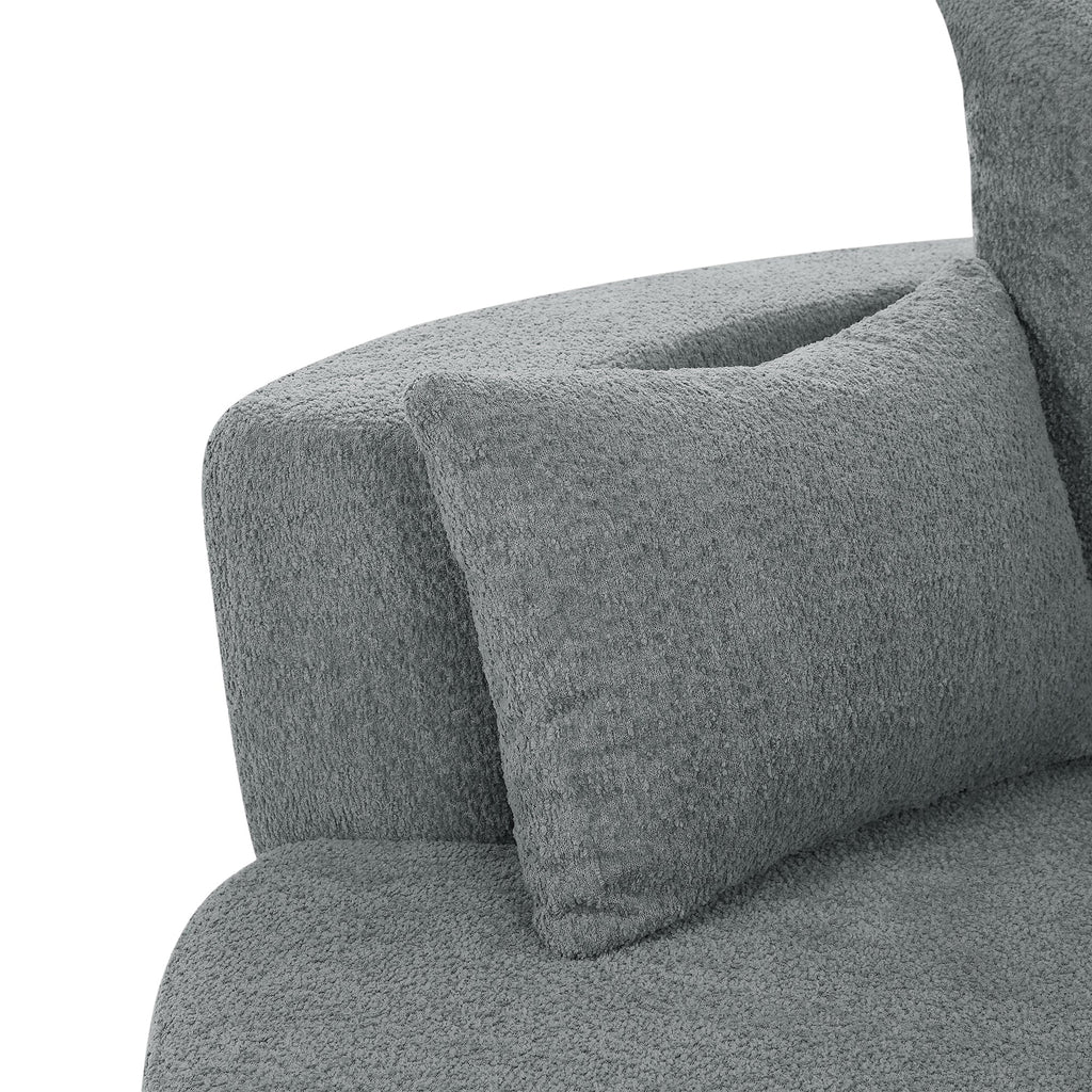 Crossley Oversized Swivel Barrel Accent Chair