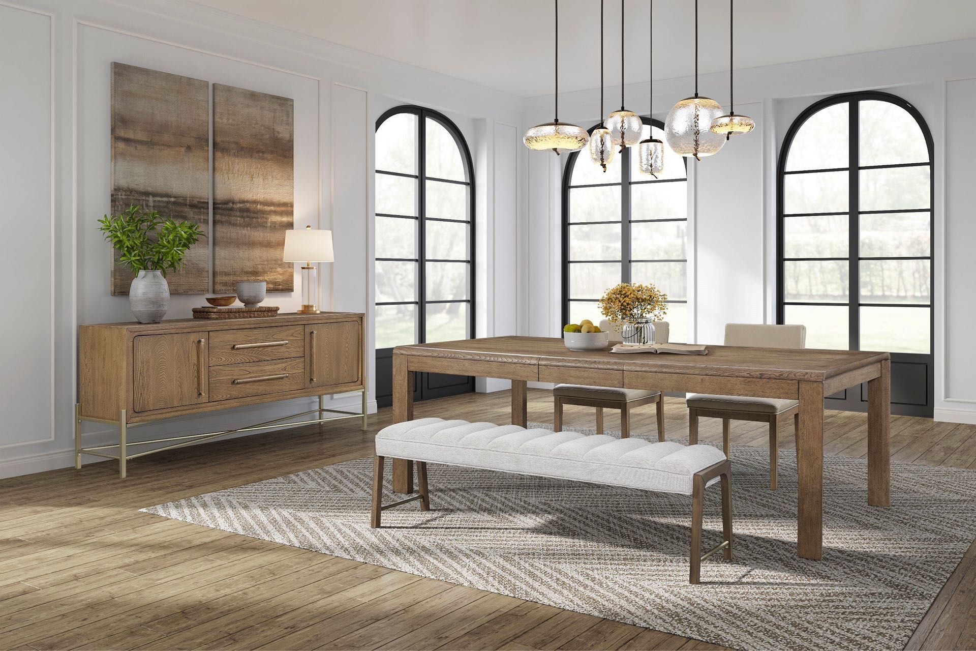 Rosewick Extendable Dining Table with Removable Leaf