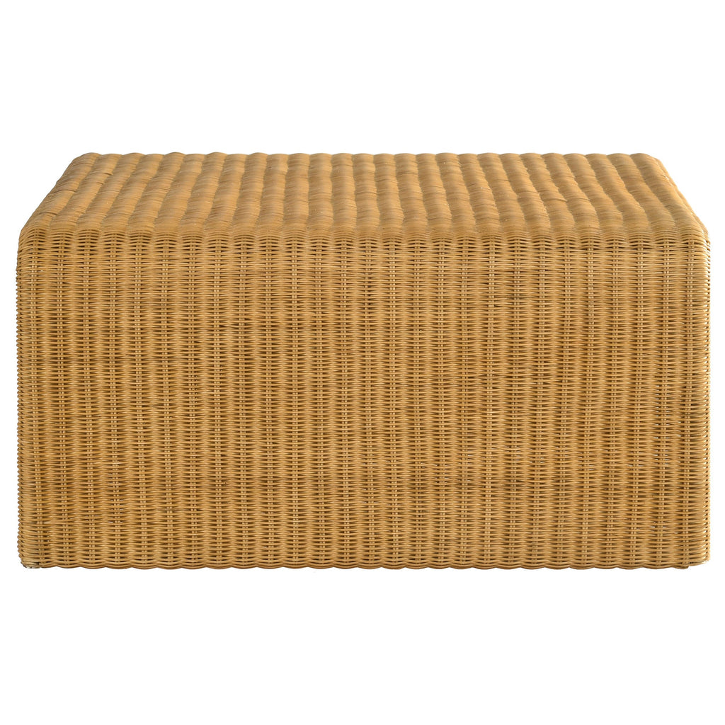 Cahya Natural Square Woven Rattan Coffee Table