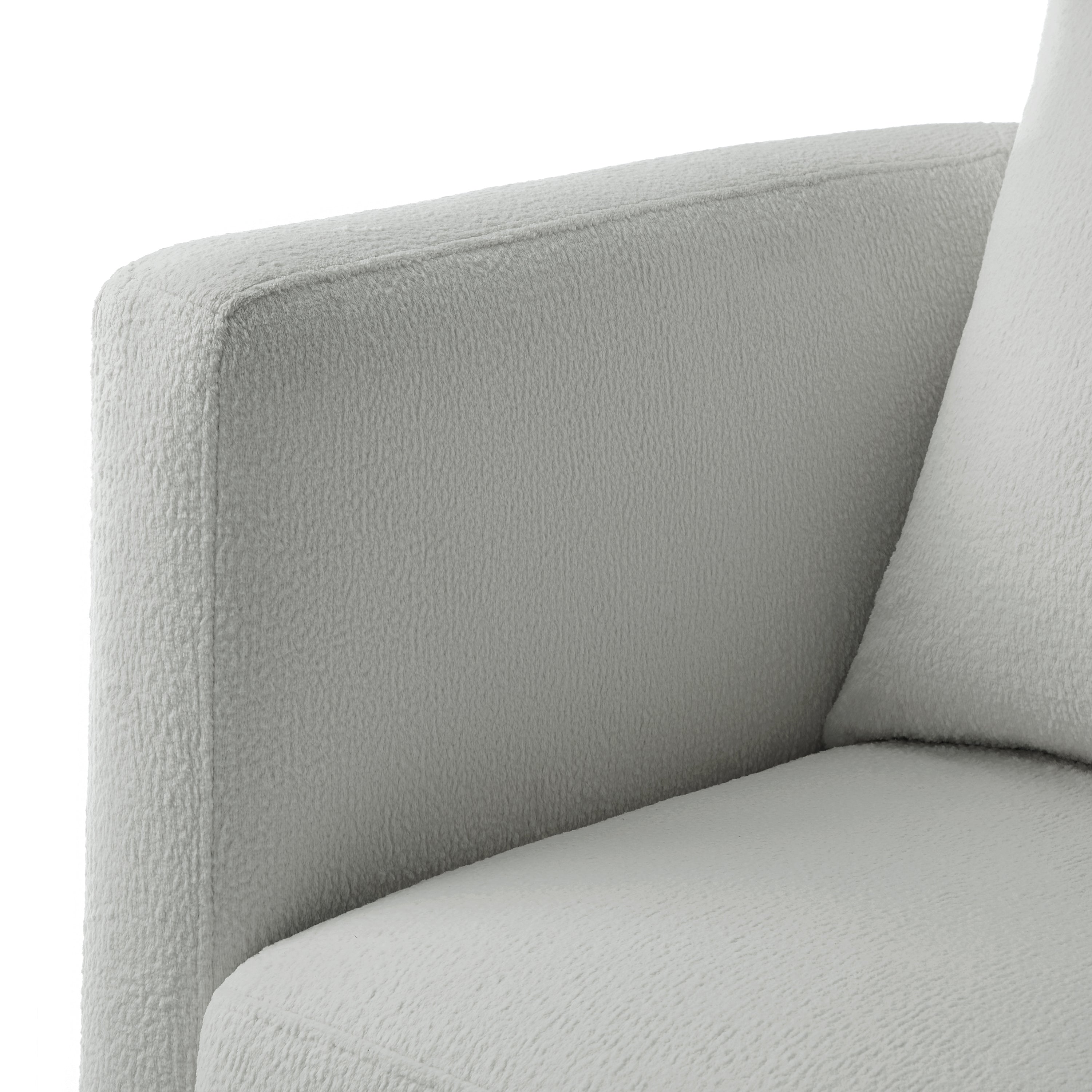 Sutton Light Grey Performance Fabric Swivel Barrel Chair