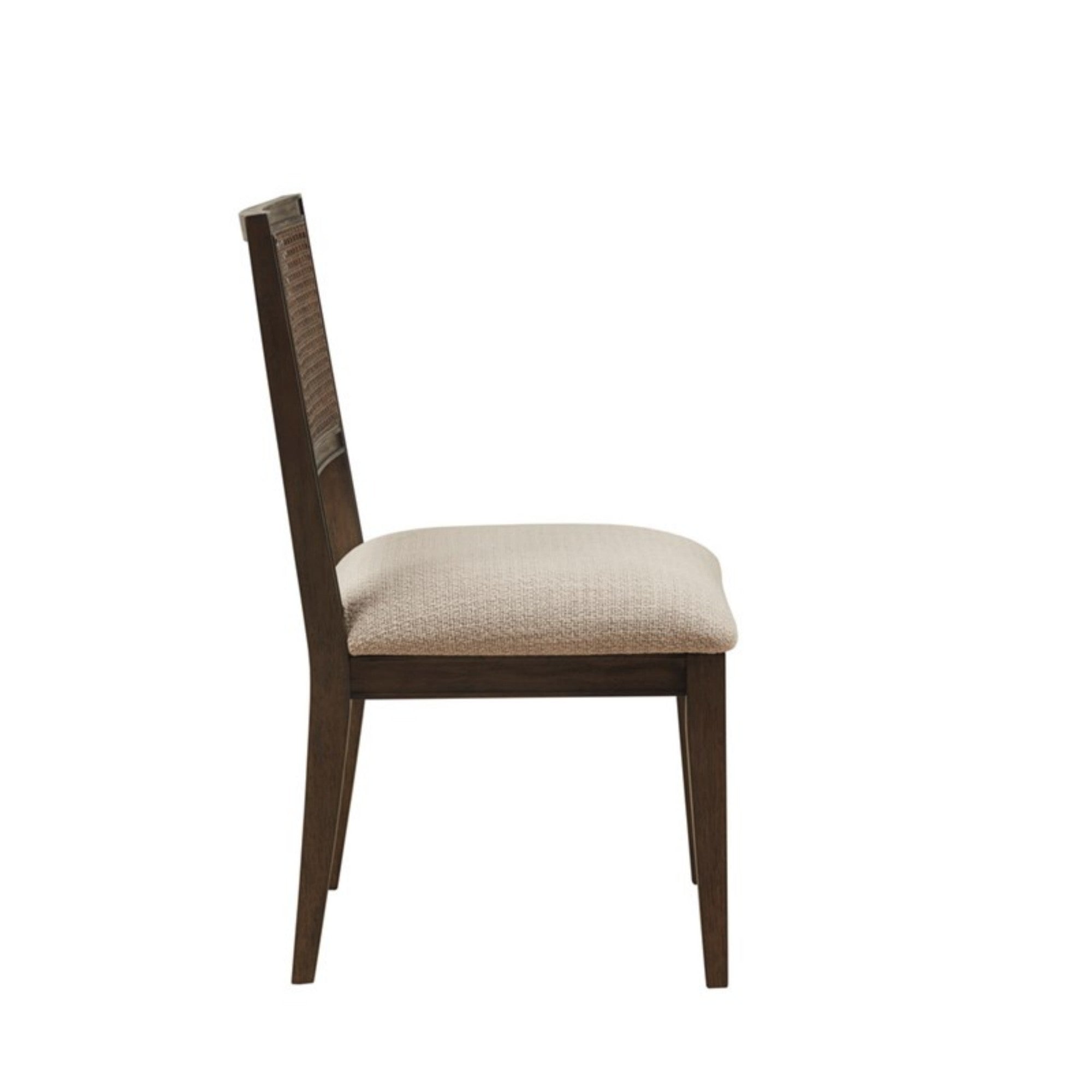 Hearthfield Rattan Armless Dining Chair, Set of 2