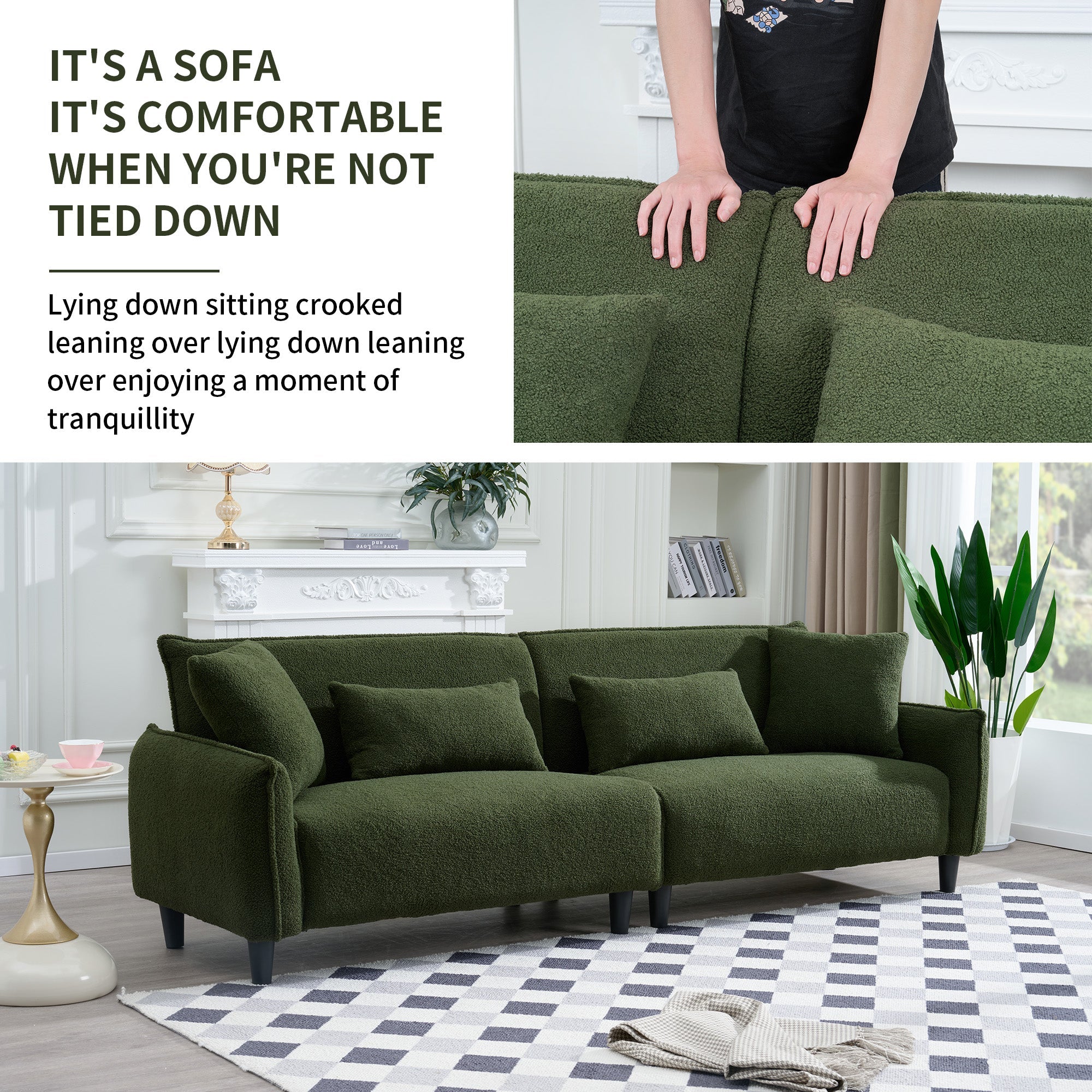 Teddy Velvet Sofa