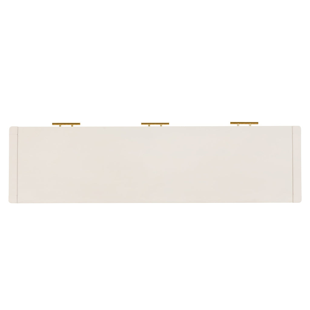 Fluted Drawer Contemporary Entryway Console Table