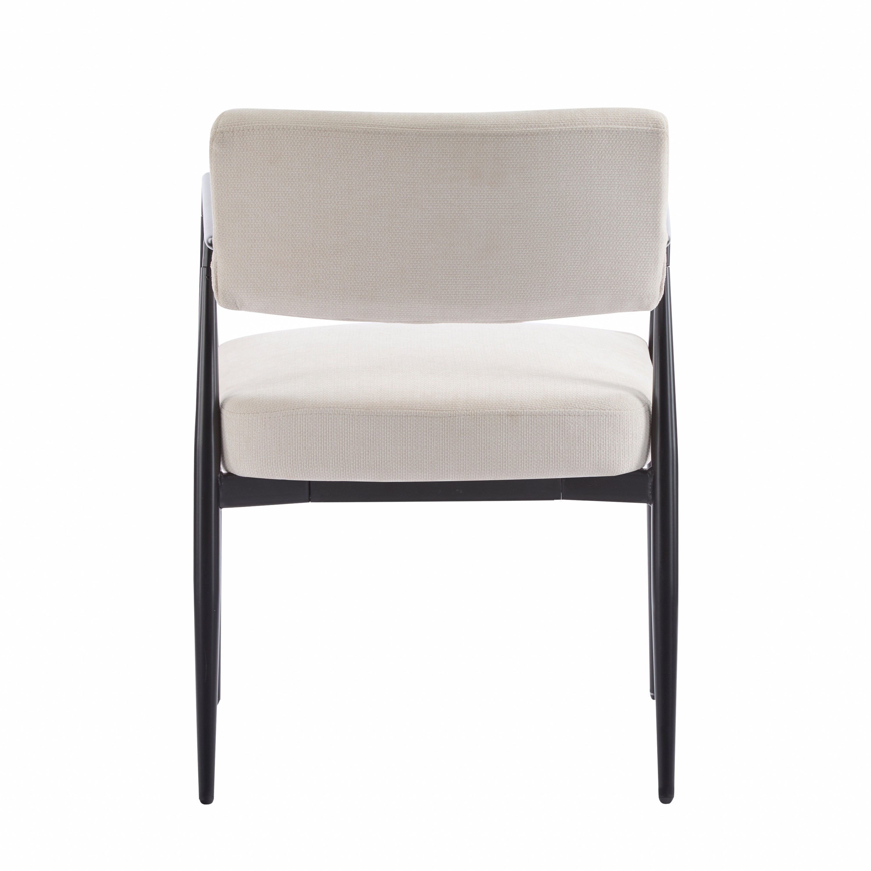 Nora Modern Metal Frame Dining Chair, Set of 2