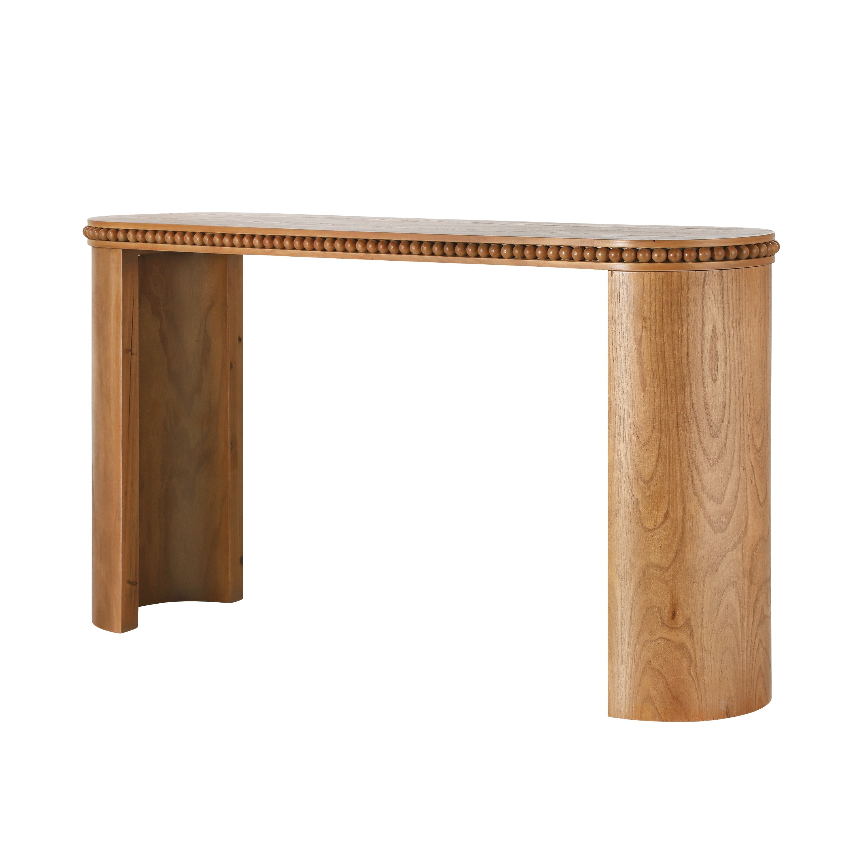 Beaded Trim Console Table