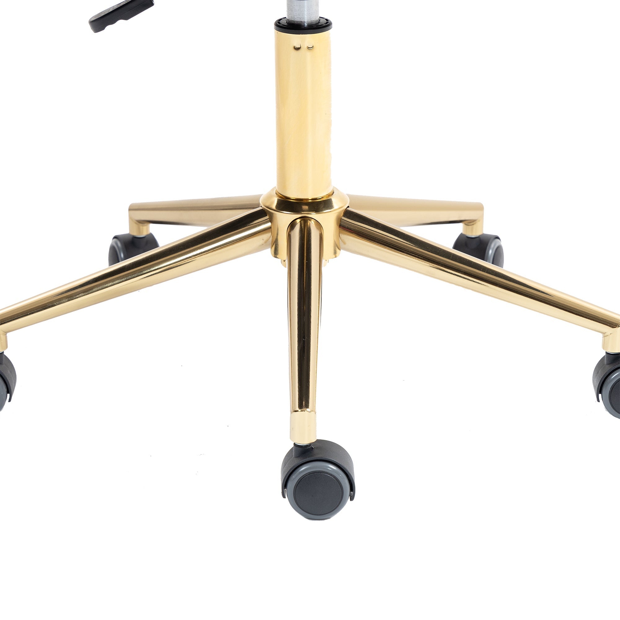 Modern Velvet Home Office Desk Chair with Adjustable Height and Swivel Wheels