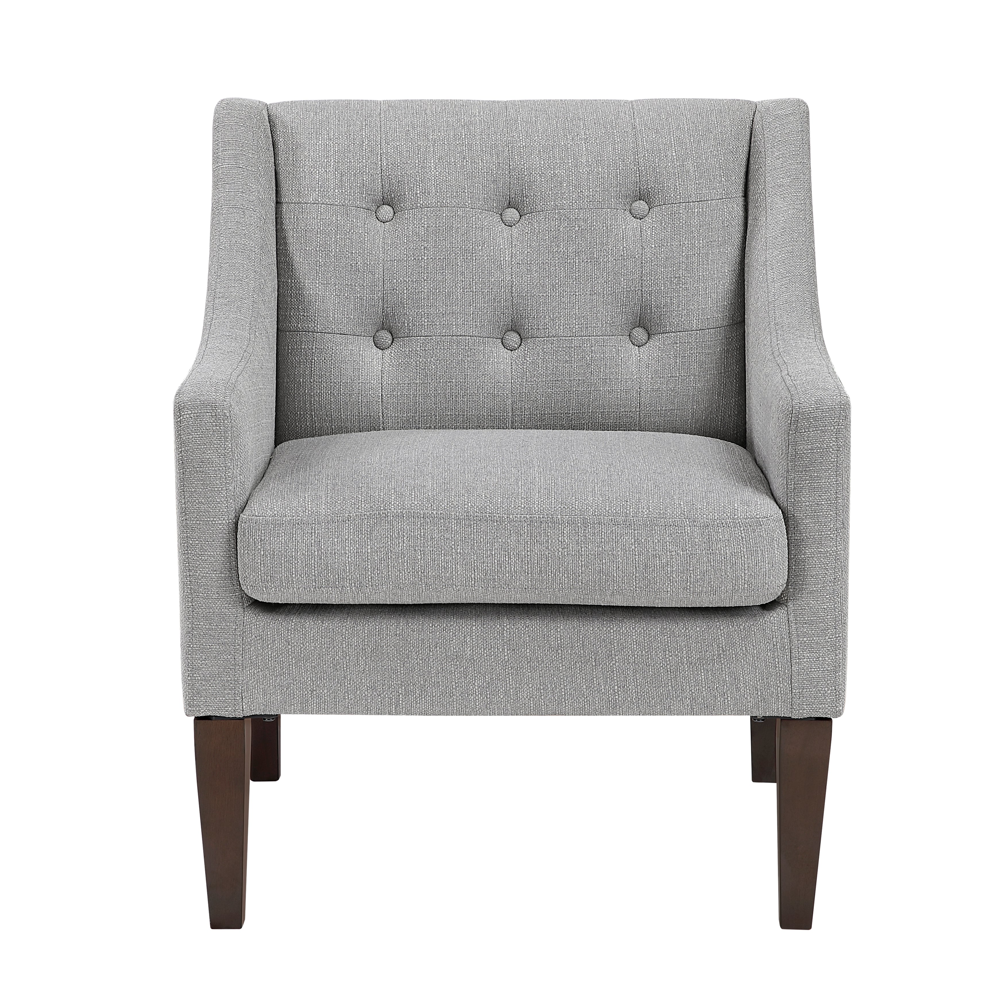 Contemporary Button Tufted Accent Chair