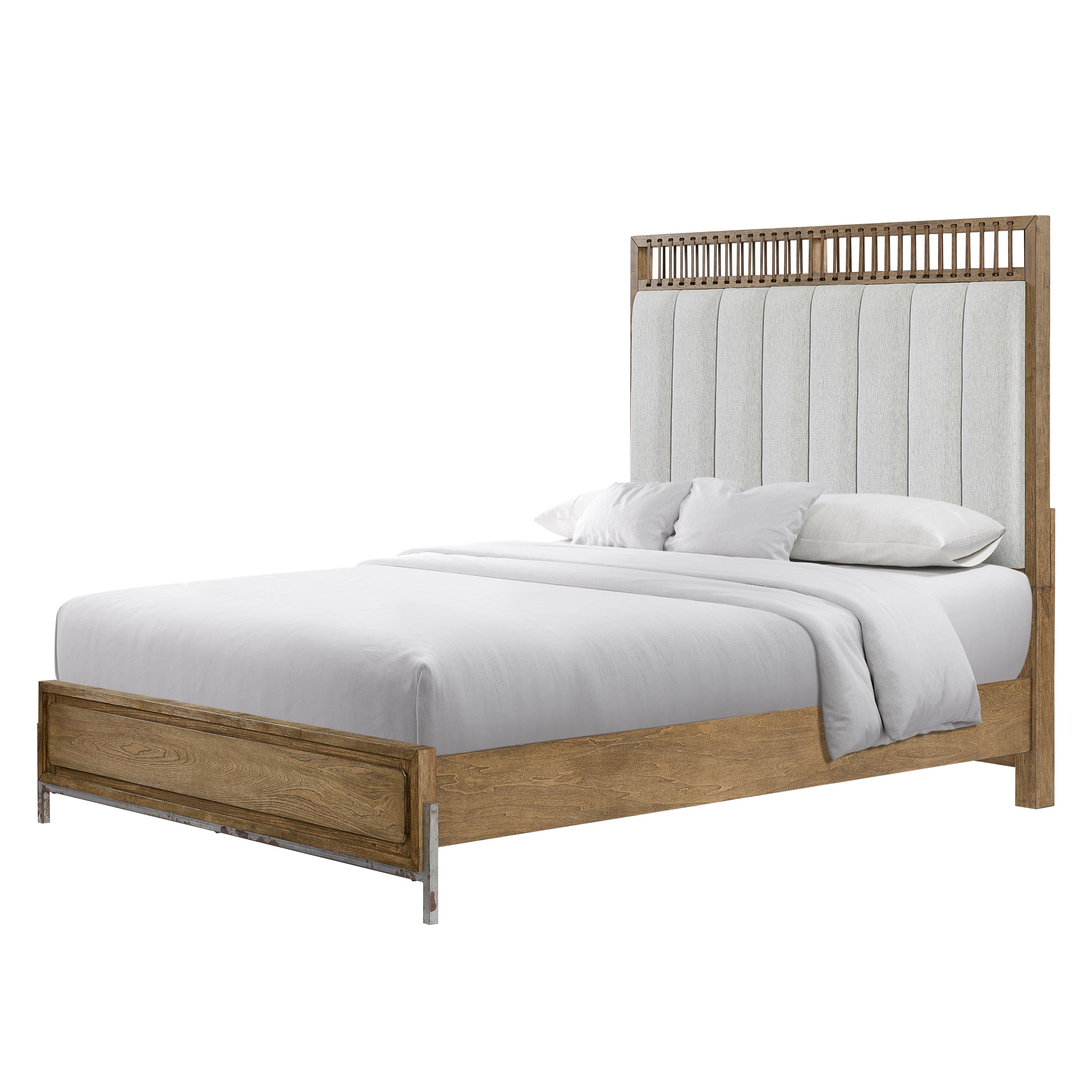 Upholstered Headboard Bed