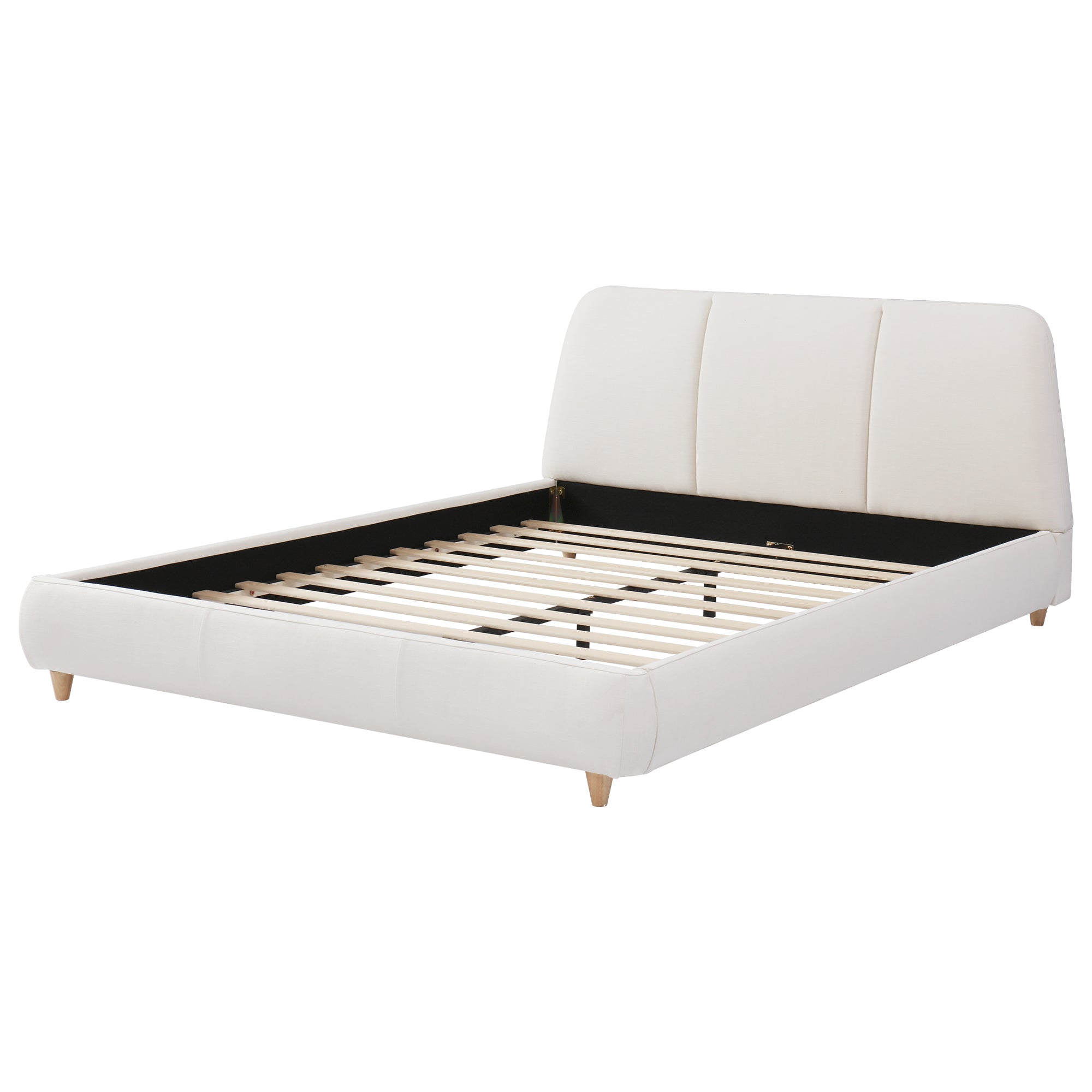 Modern Linen Upholstered Bed