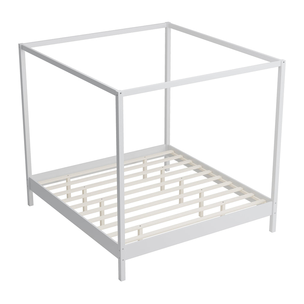 Solid Wood Canopy Bed