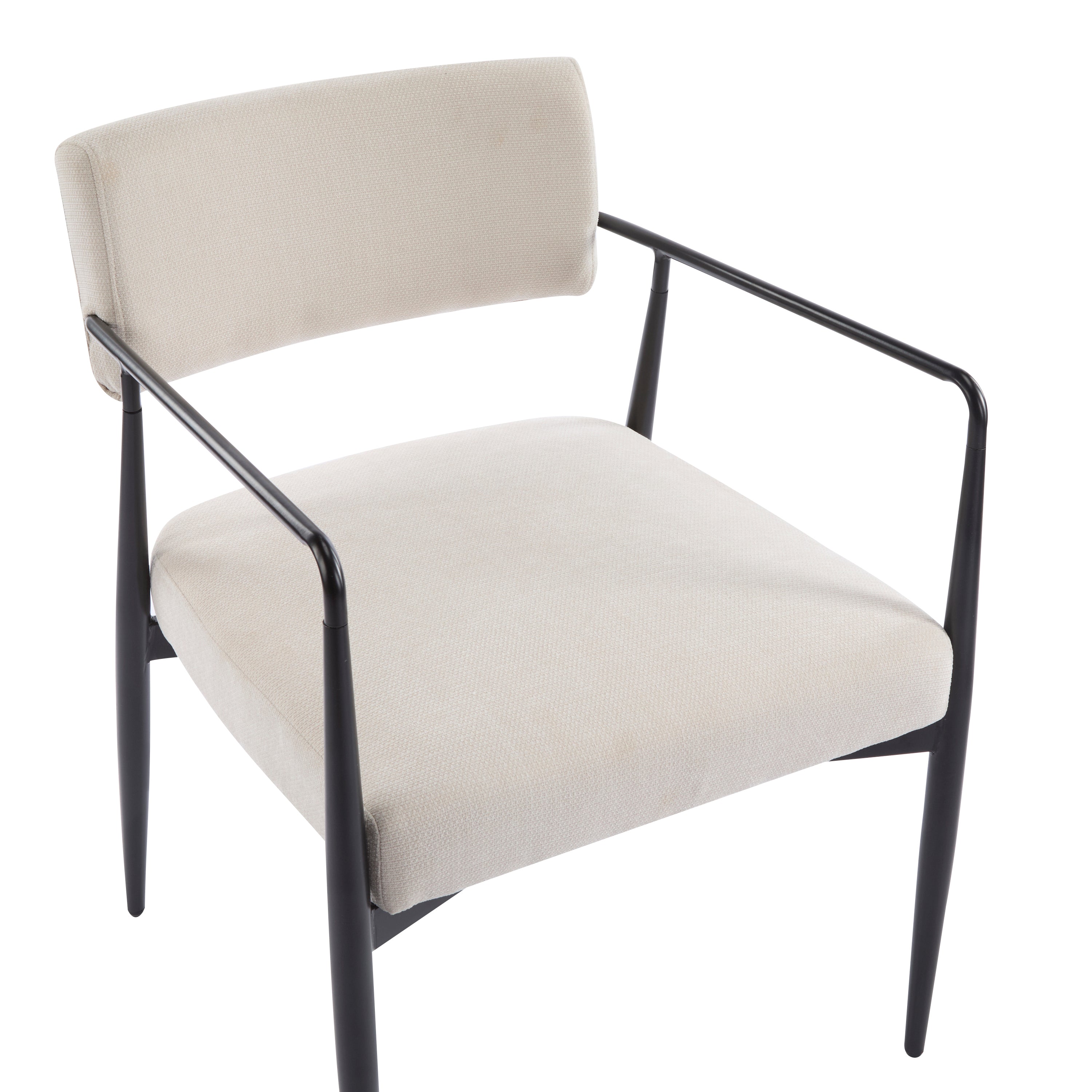 Nora Modern Metal Frame Dining Chair, Set of 2