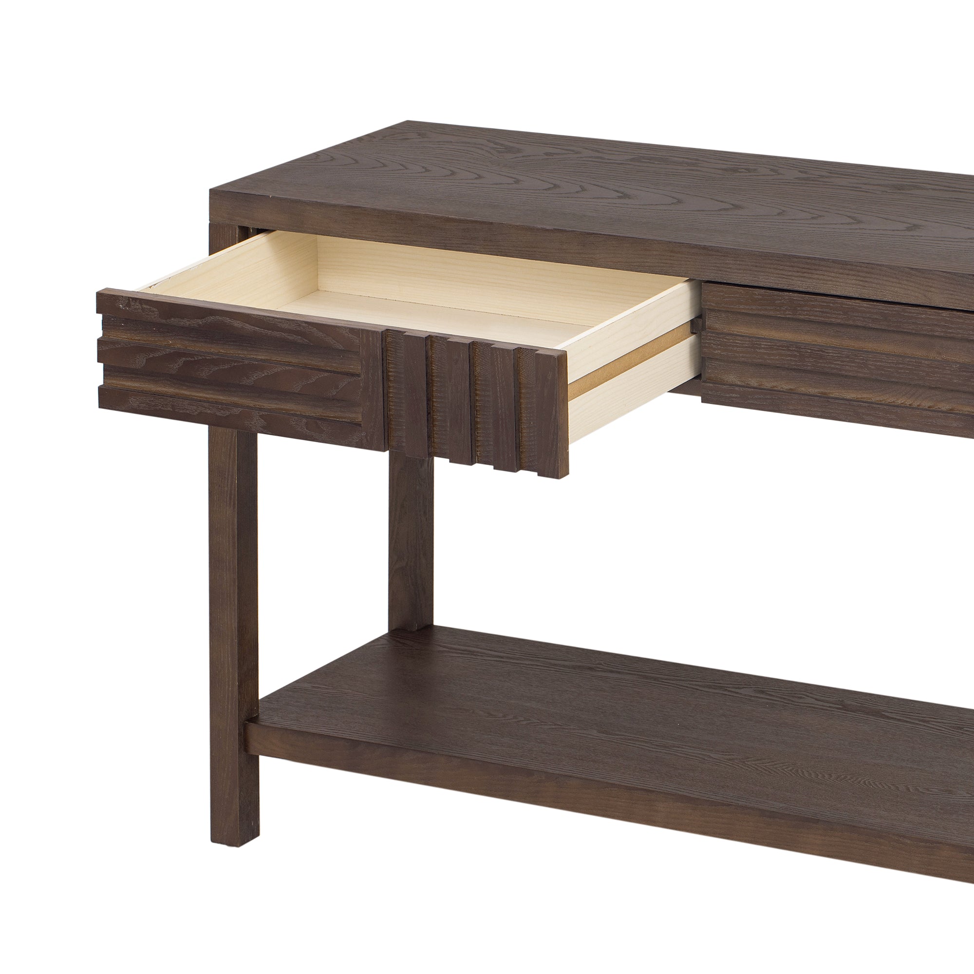 Geometric Drawer Entryway Console Table