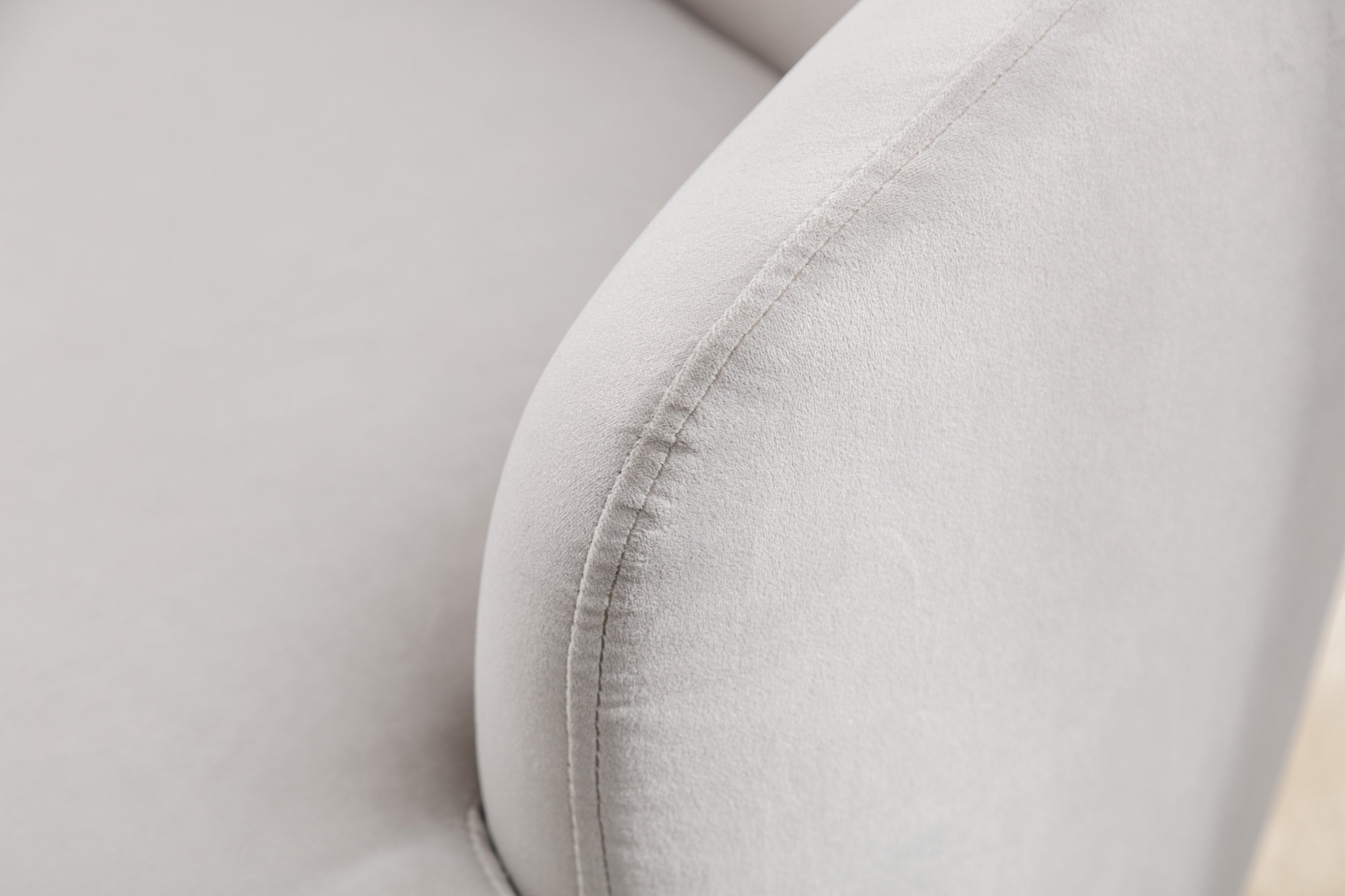 Velvet Fabric Swivel Barrel Accent Chair