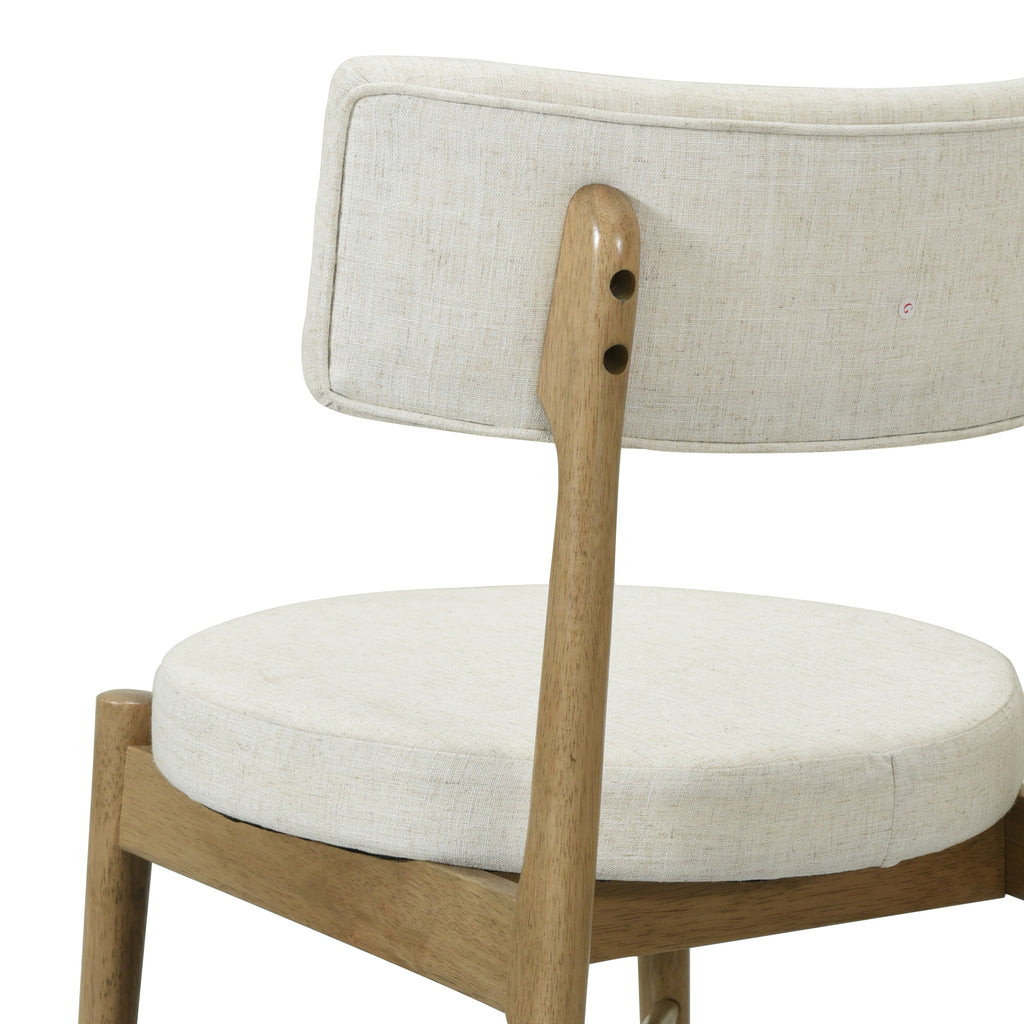 Harveston Mid Century Modern Boucle Upholstered Dining Chairs, Set of 2
