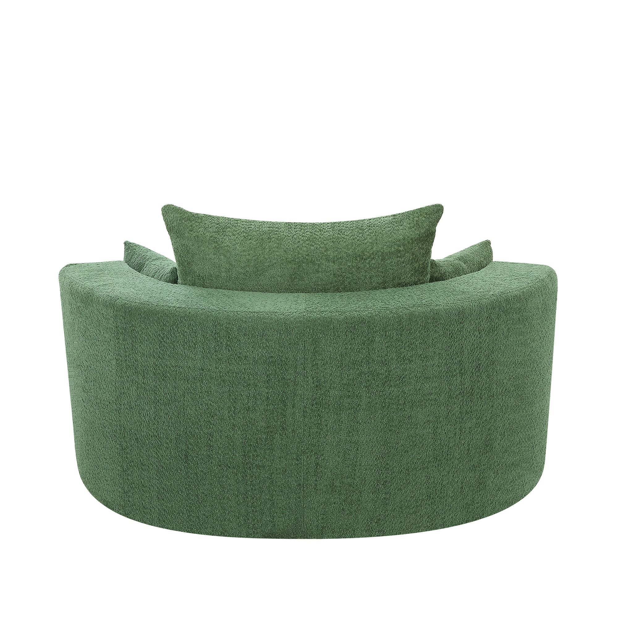 Crossley Oversized Swivel Barrel Accent Chair