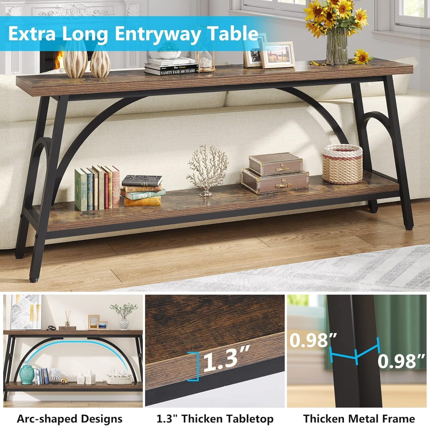 Cloverton 2-Tier Console Table