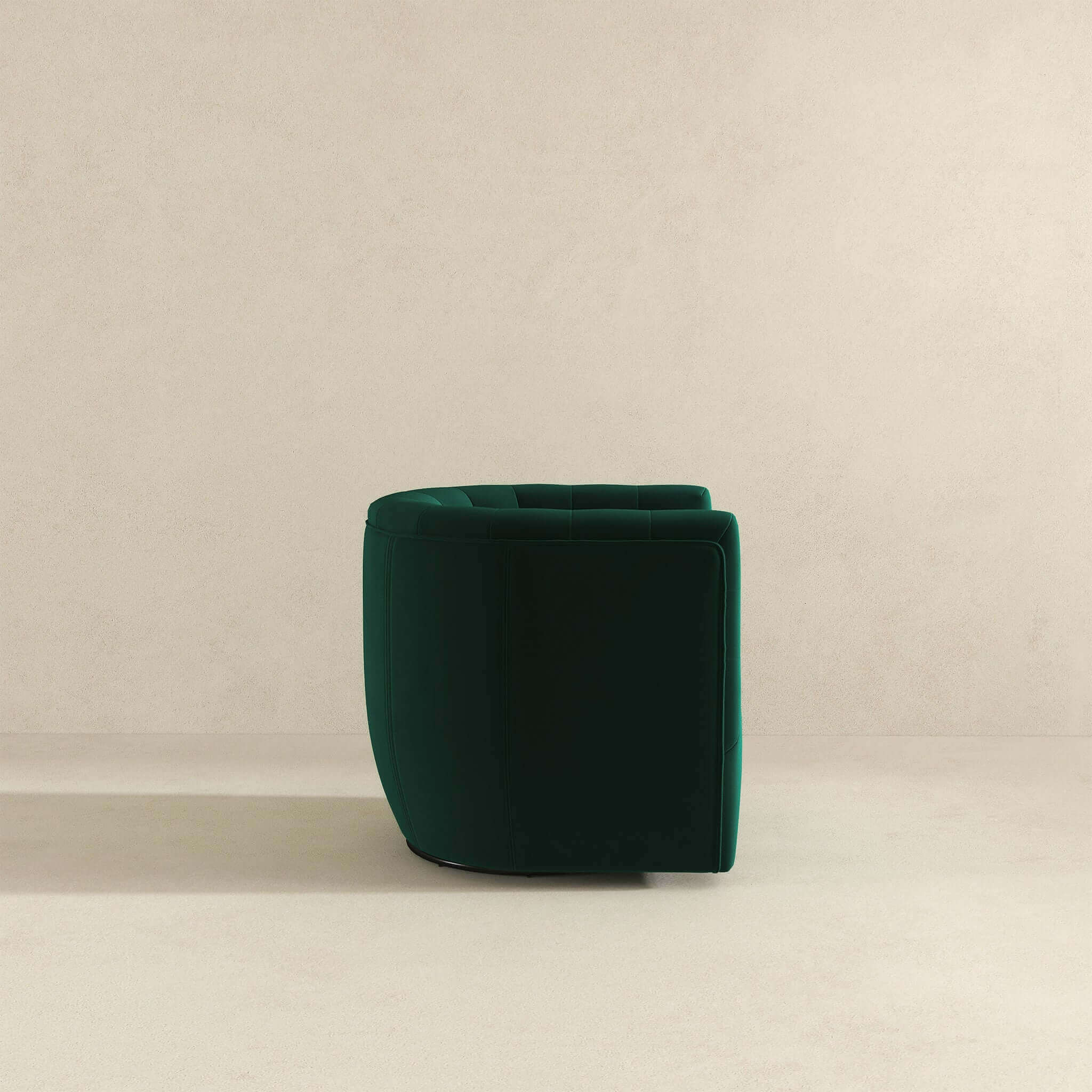 Delaney Velvet Swivel Club Chair
