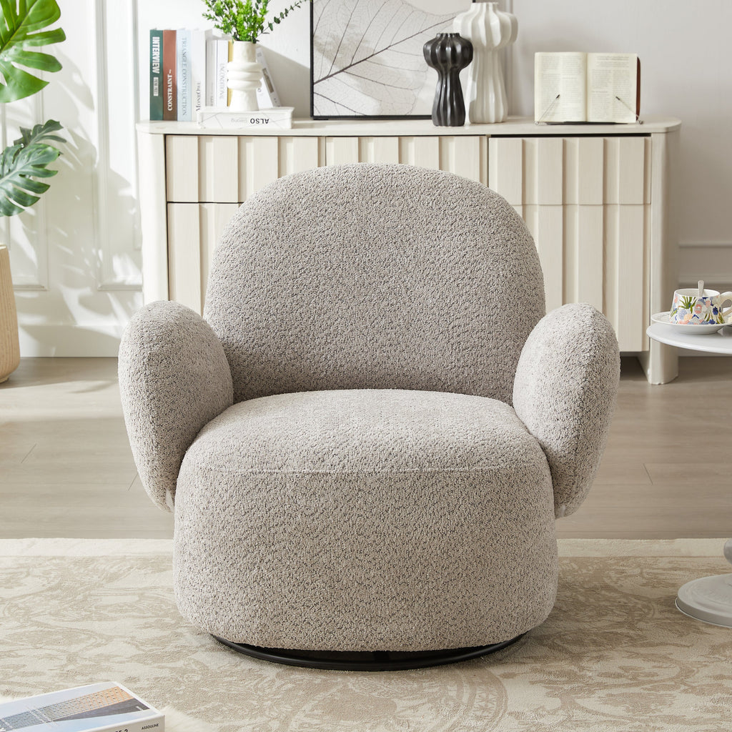 Modern Swivel Upholstered Accent Chair