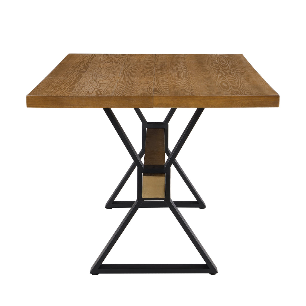Hartsdale Farmhouse X-Shaped Dining Table