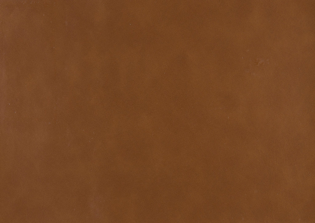 Solid Rubberwood Frame Accent Chair with Brown Faux Leather Upholstery